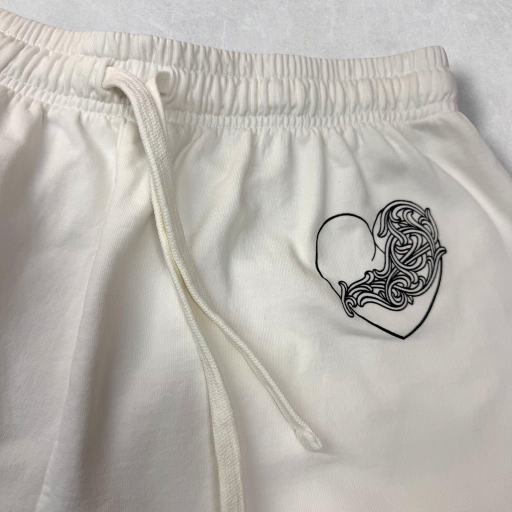 Chrome Hearts Deadly Doll Multi Logo Sweats White XL