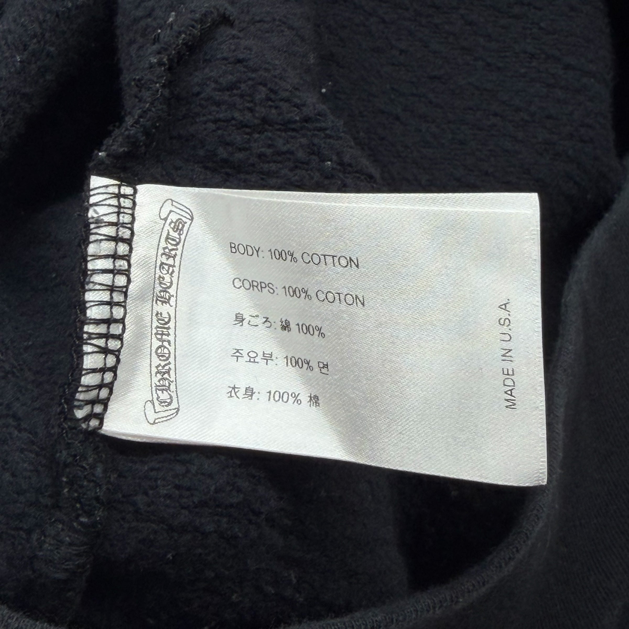 Chrome Hearts Drake CLB Hoodie Black M