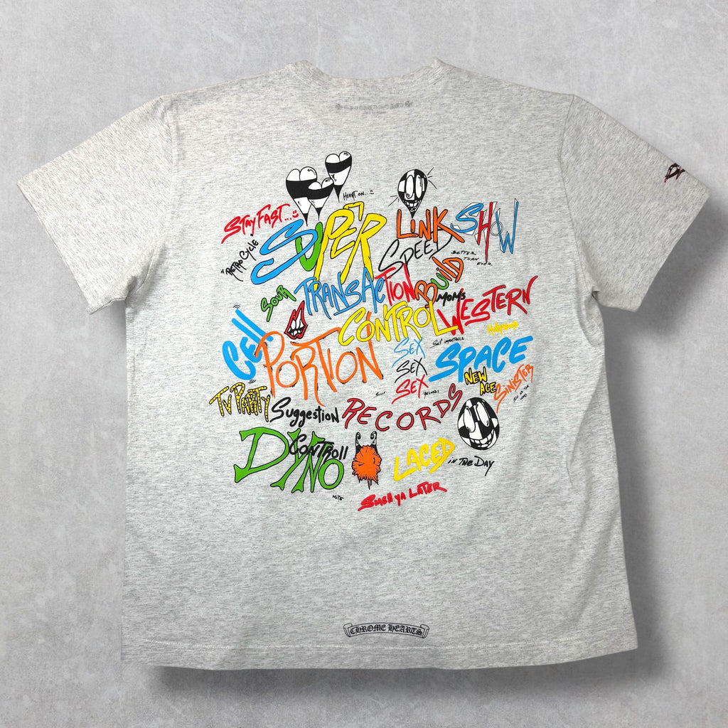 Chrome Hearts Matty Boy 'Brain' Tee Grey XXL