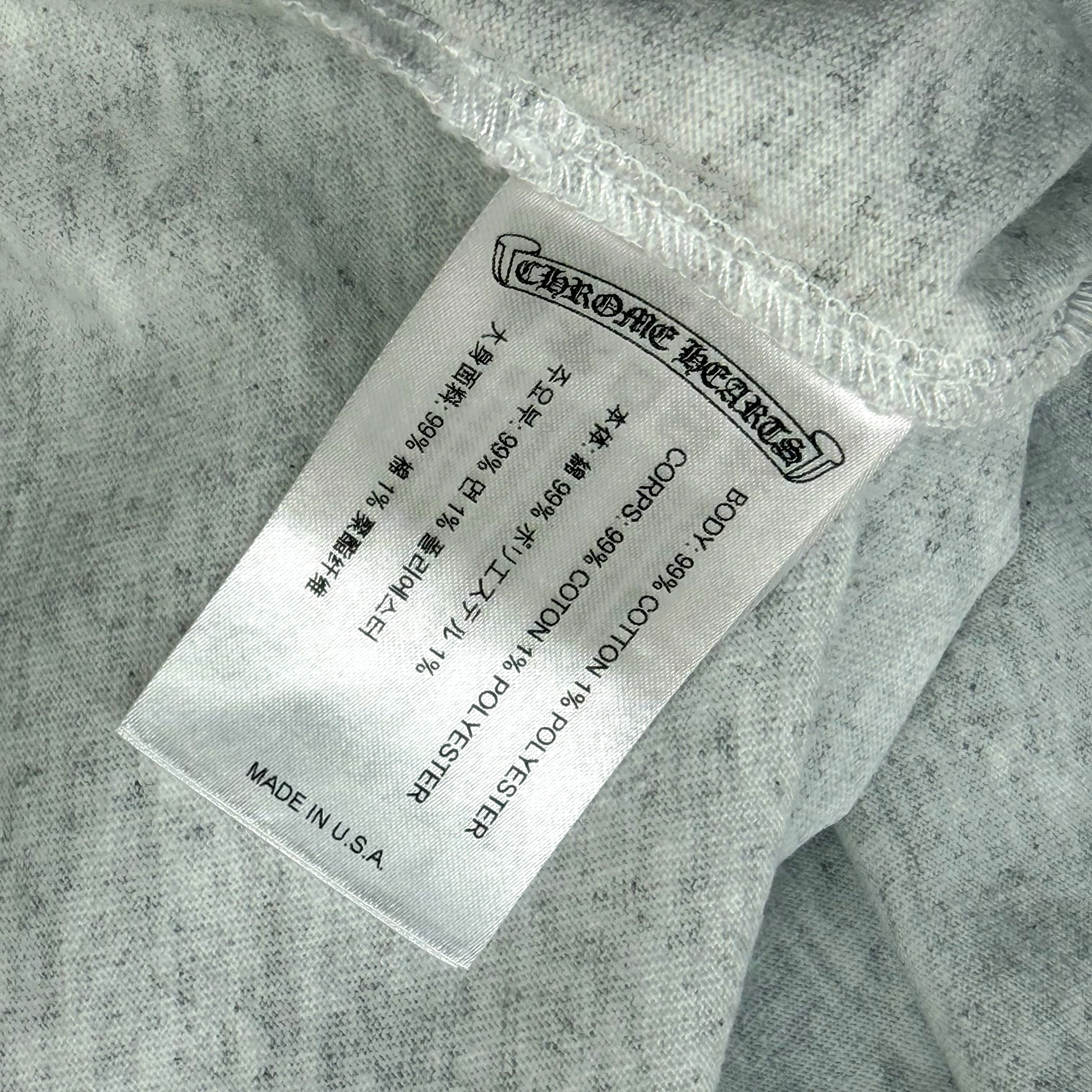 Chrome Hearts Matty Boy 'Brain' Tee Grey XXL