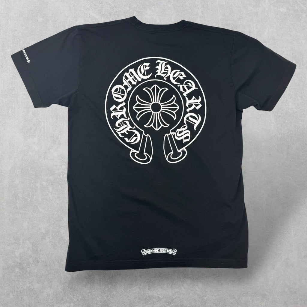 Chrome Hearts Horseshoe Tee Black L