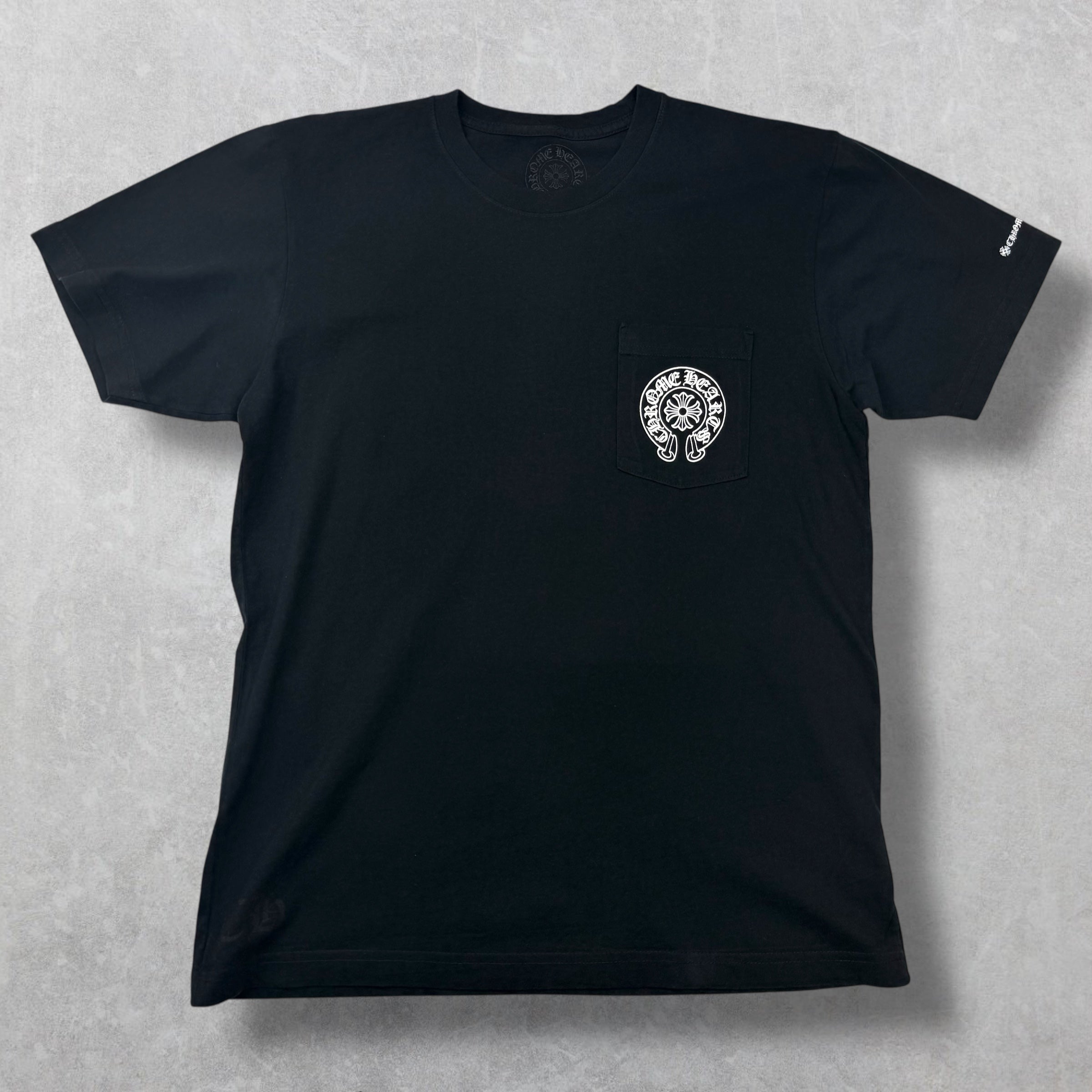Chrome Hearts Horseshoe Tee Black L