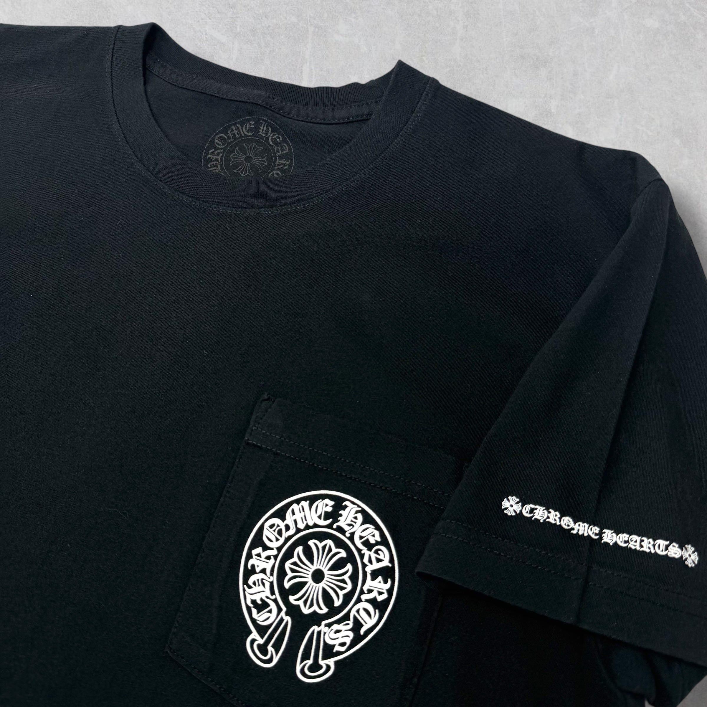 Chrome Hearts Horseshoe Tee Black L