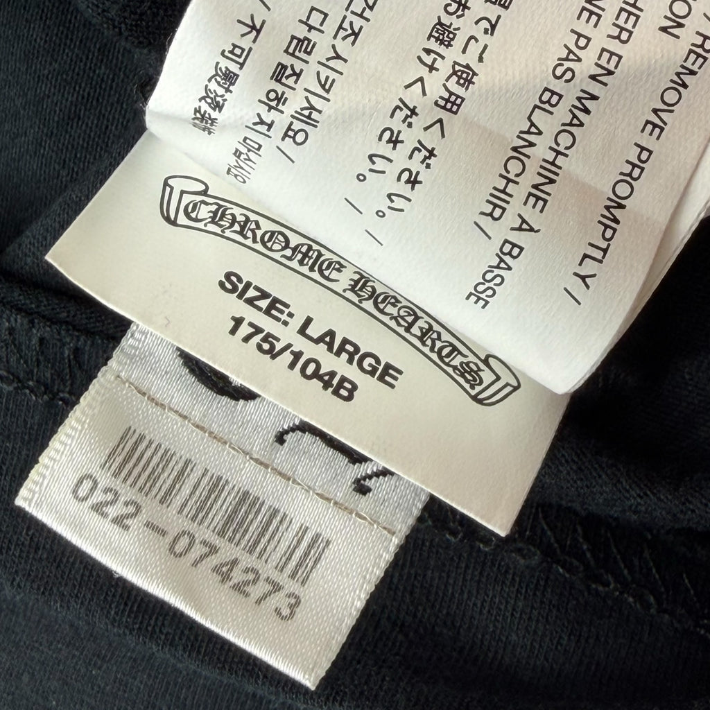 Chrome Hearts Horseshoe Tee Black L