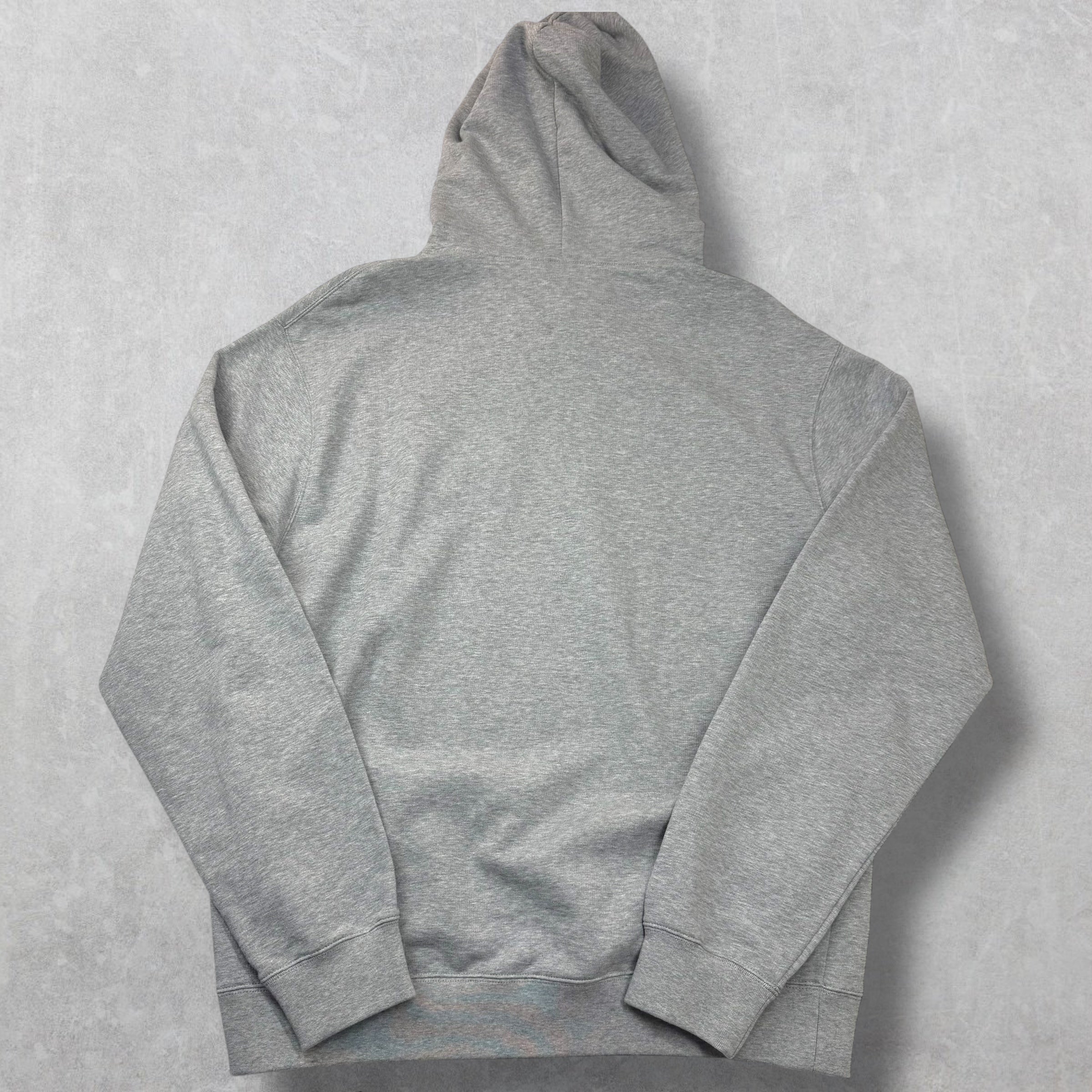 Gucci Logo Print Grey Cotton Hoodie XXL