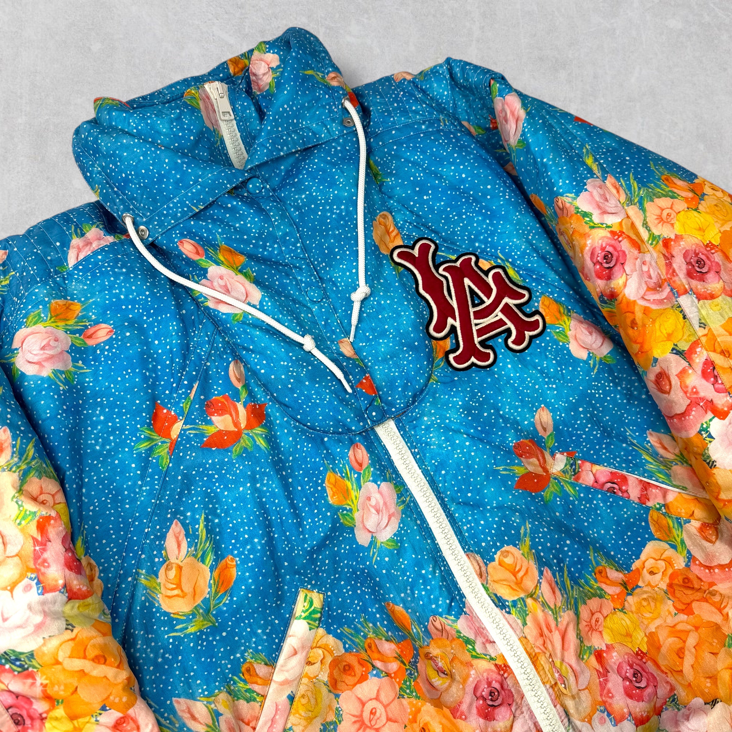 Gucci x LA Dodgers 'Manga Floral' Down Jacket 40 (M)