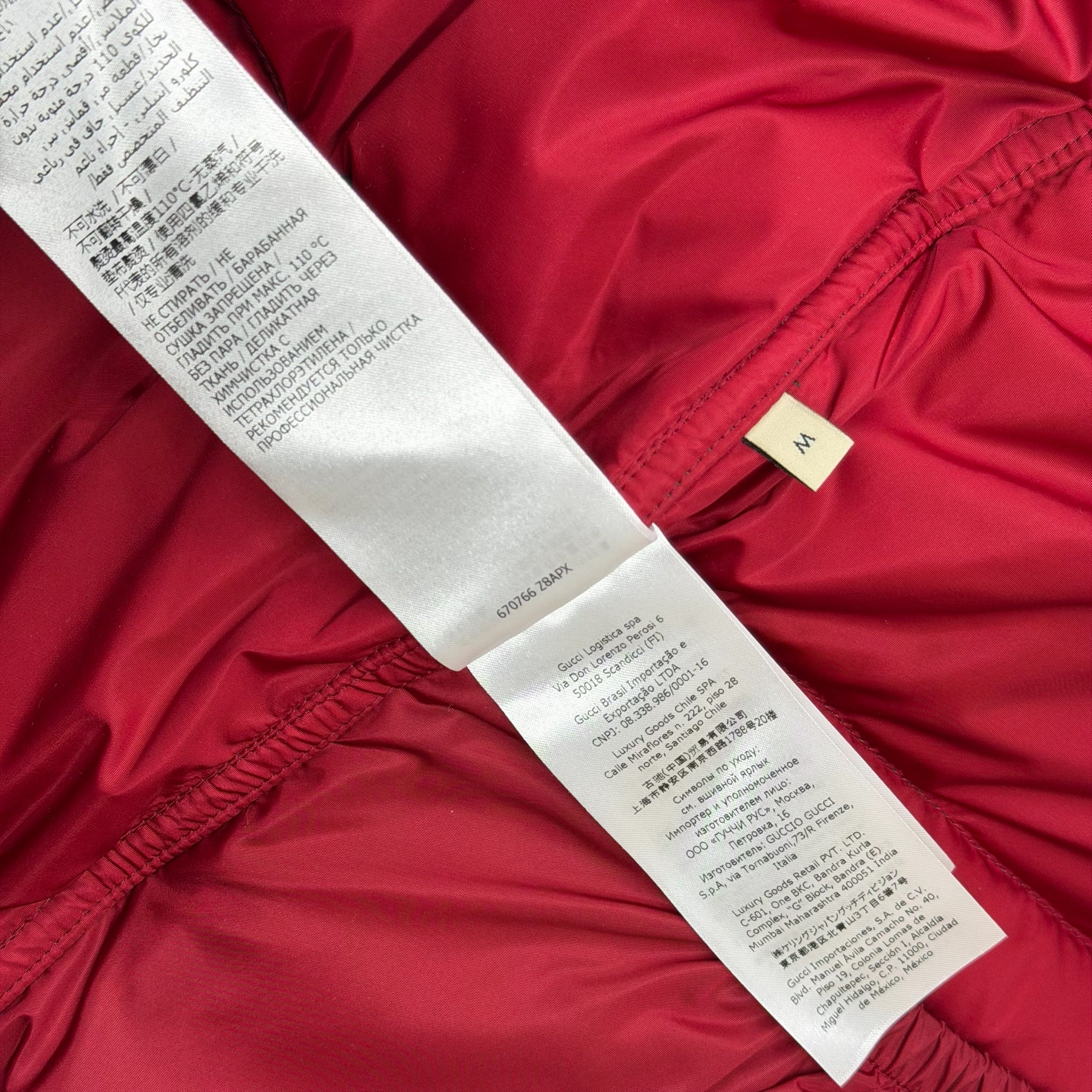 Gucci x The North Face GG Canvas Down Jacket M