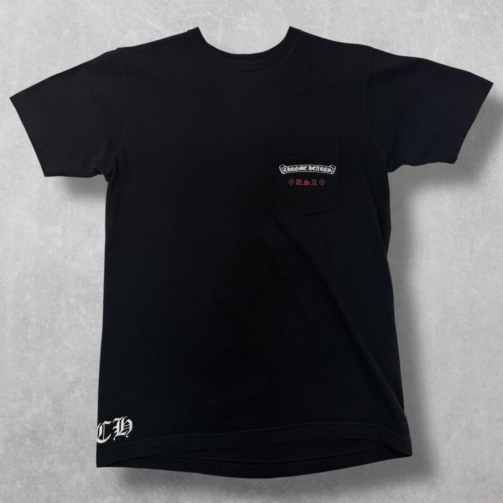 Chrome Hearts American Flag Tee Black M