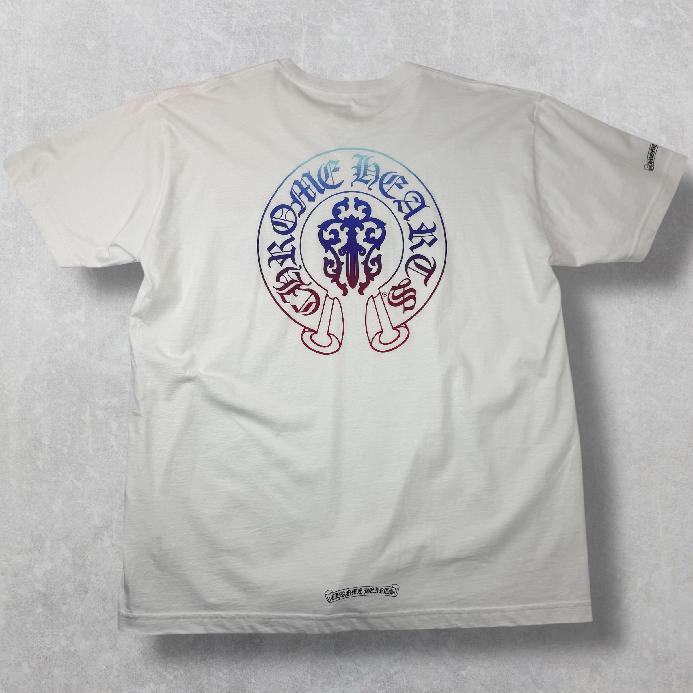 Chrome Hearts Gradient Dagger Tee White XXL