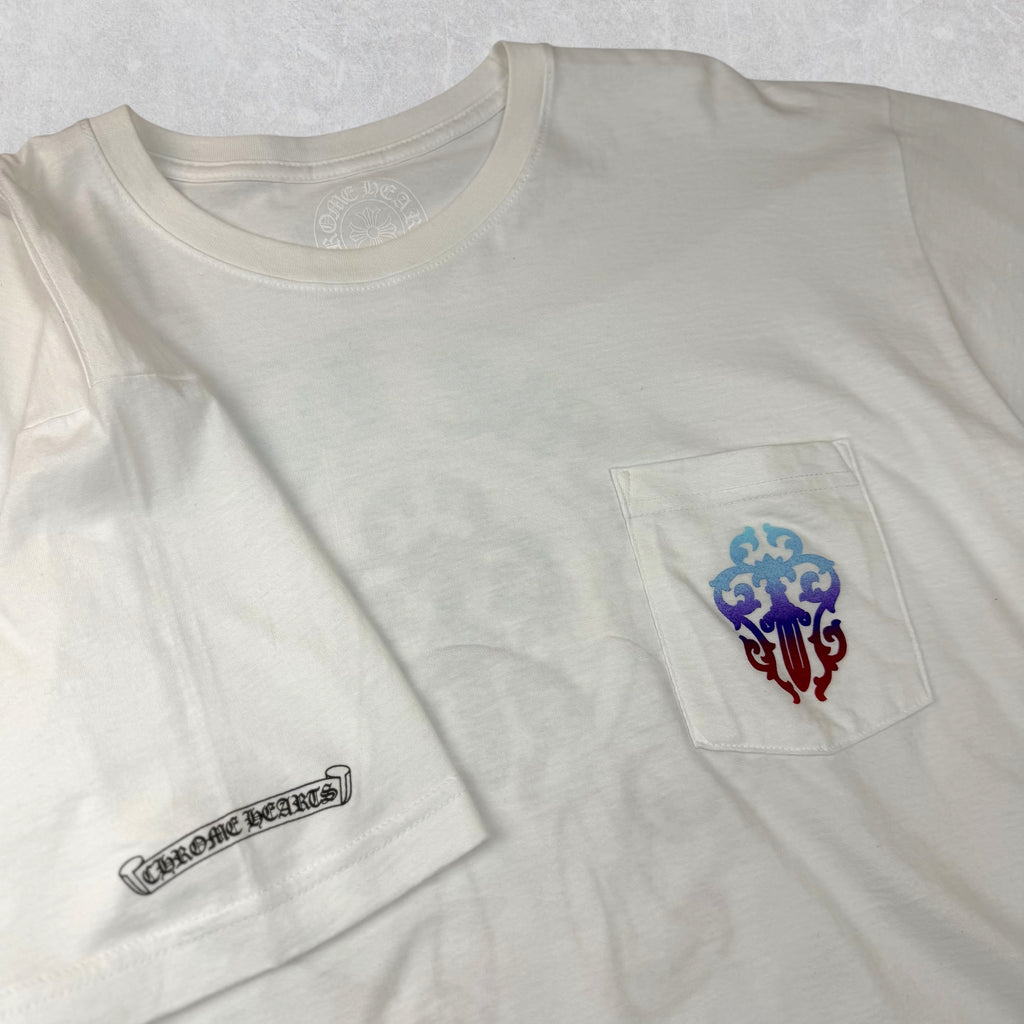 Chrome Hearts Gradient Dagger Tee White XXL