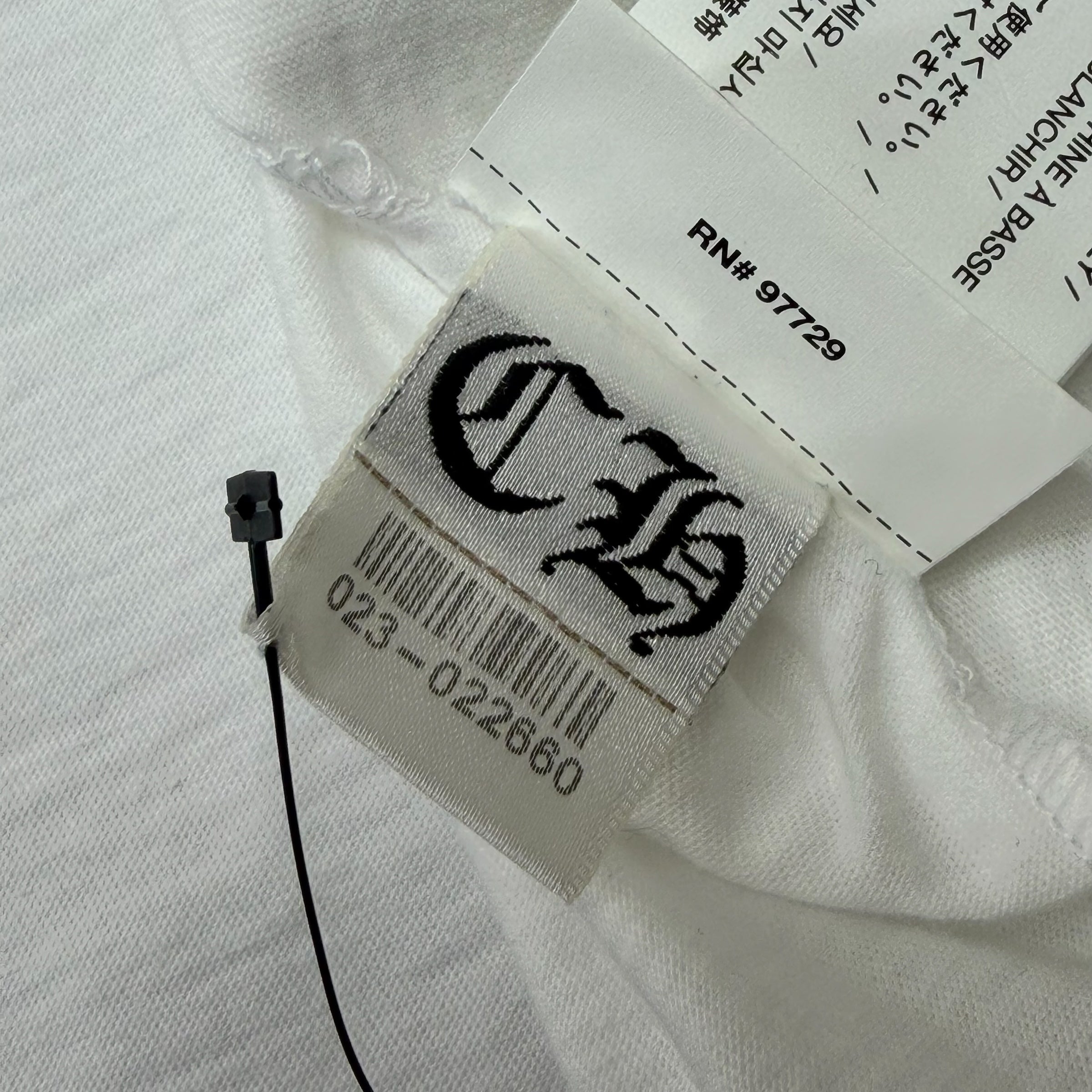 Chrome Hearts Gradient Dagger Tee White XXL