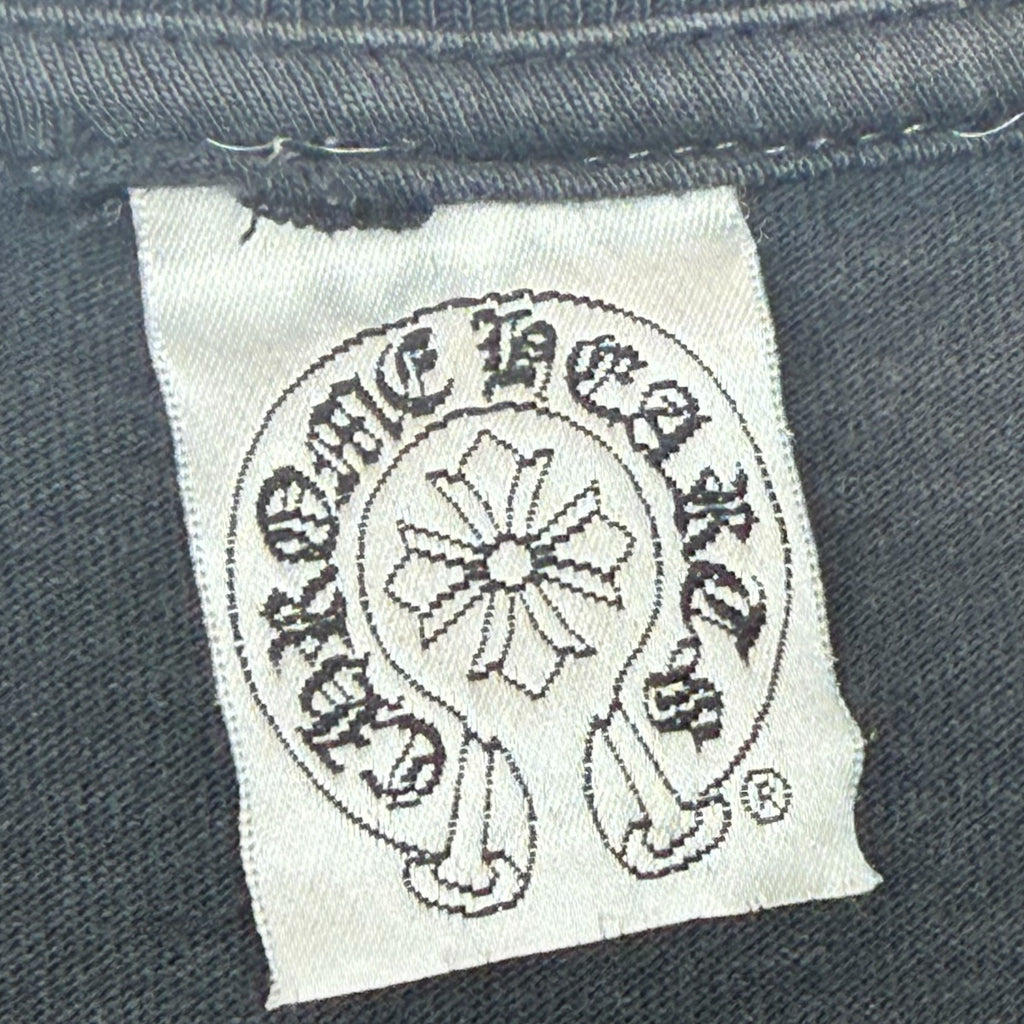 Vintage Chrome Hearts Neck Logo Cross Tee S