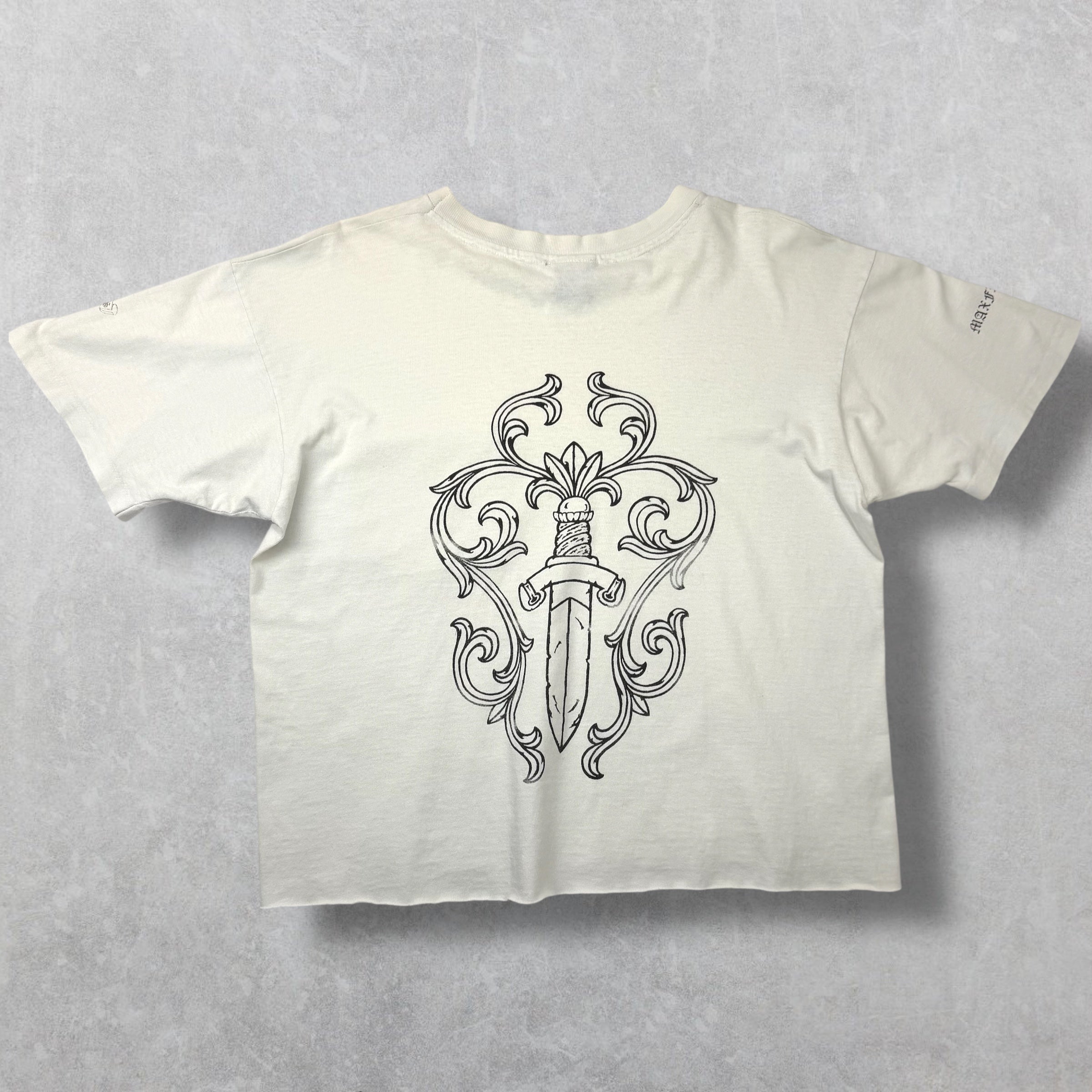 Vintage Chrome Hearts Maxfield Tee L (Cropped)