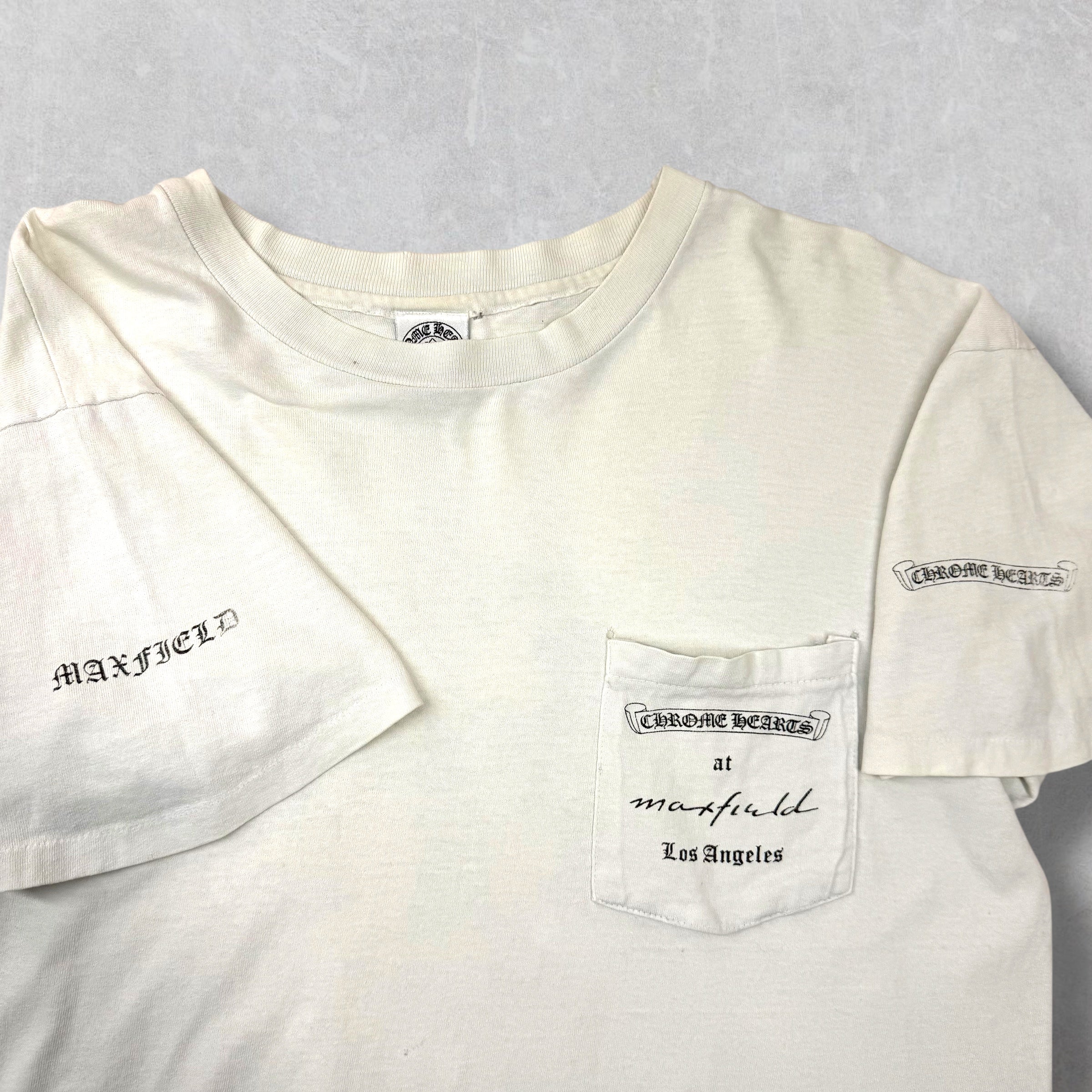 Vintage Chrome Hearts Maxfield Tee L (Cropped)