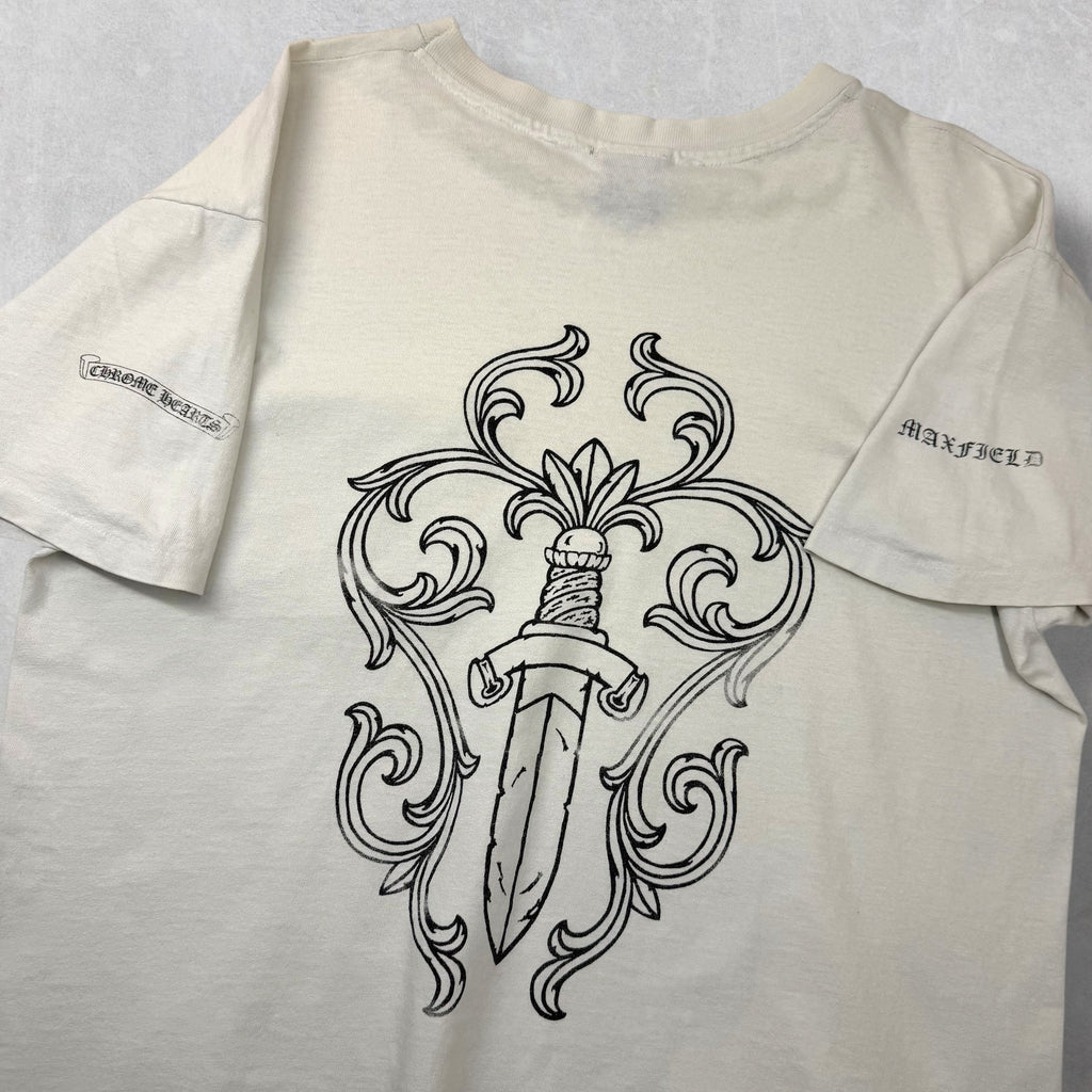 Vintage Chrome Hearts Maxfield Tee L (Cropped)