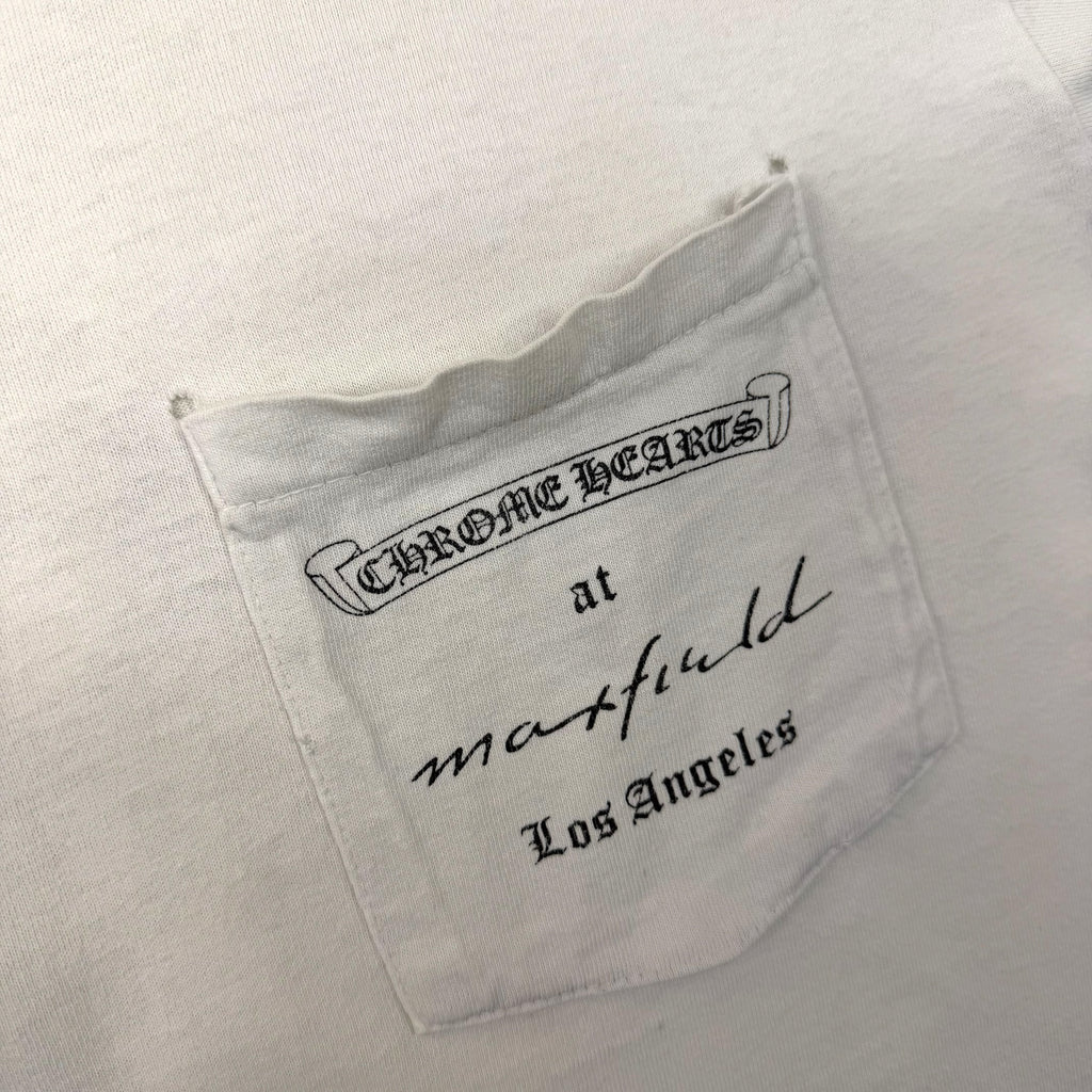 Vintage Chrome Hearts Maxfield Tee L (Cropped)