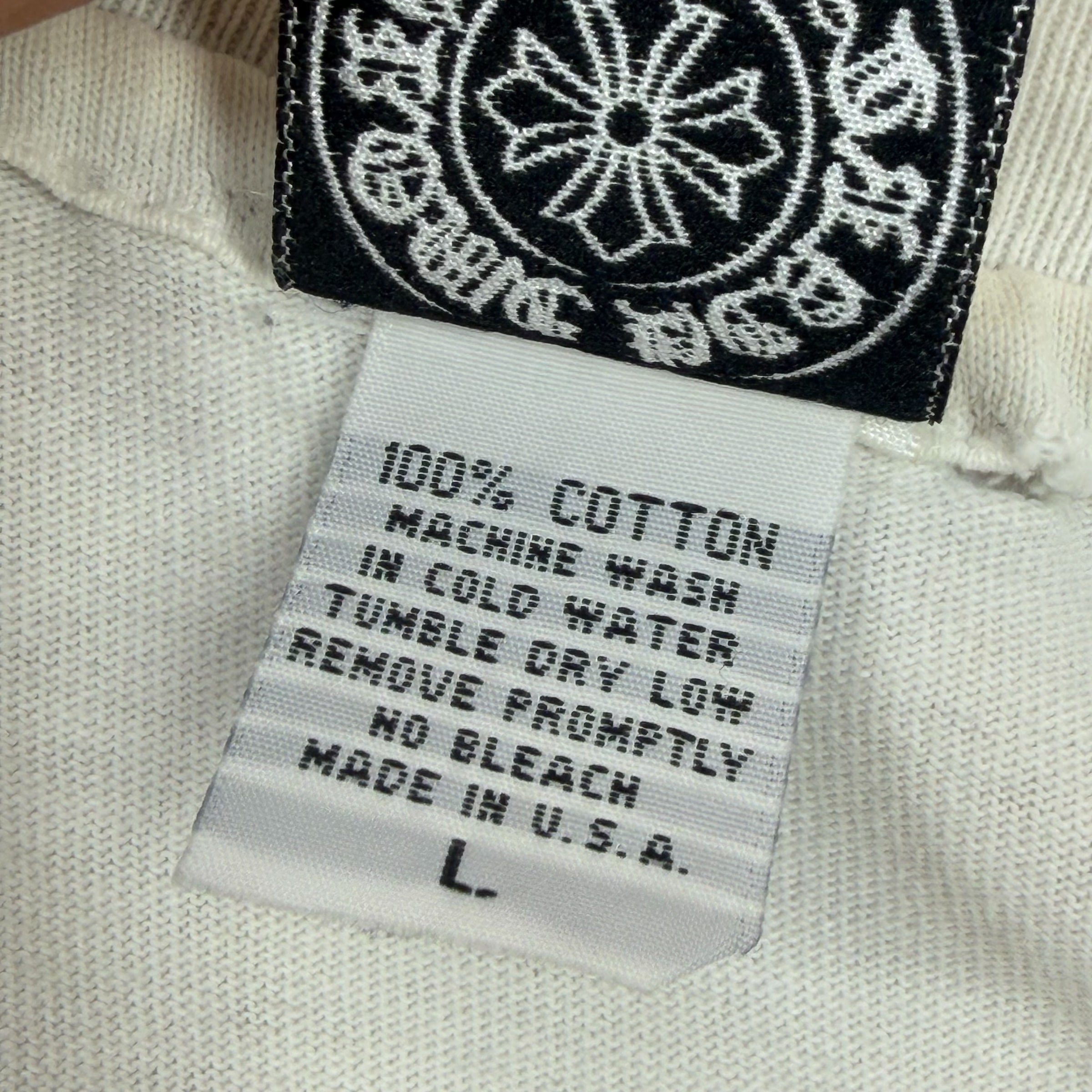 Vintage Chrome Hearts Maxfield Tee L (Cropped)