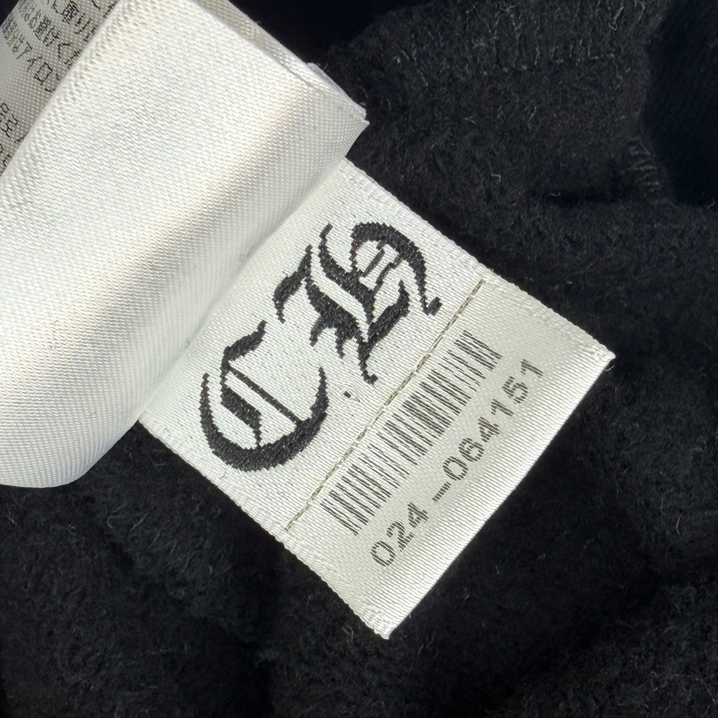 Chrome Hearts Black T-bar Hoodie L