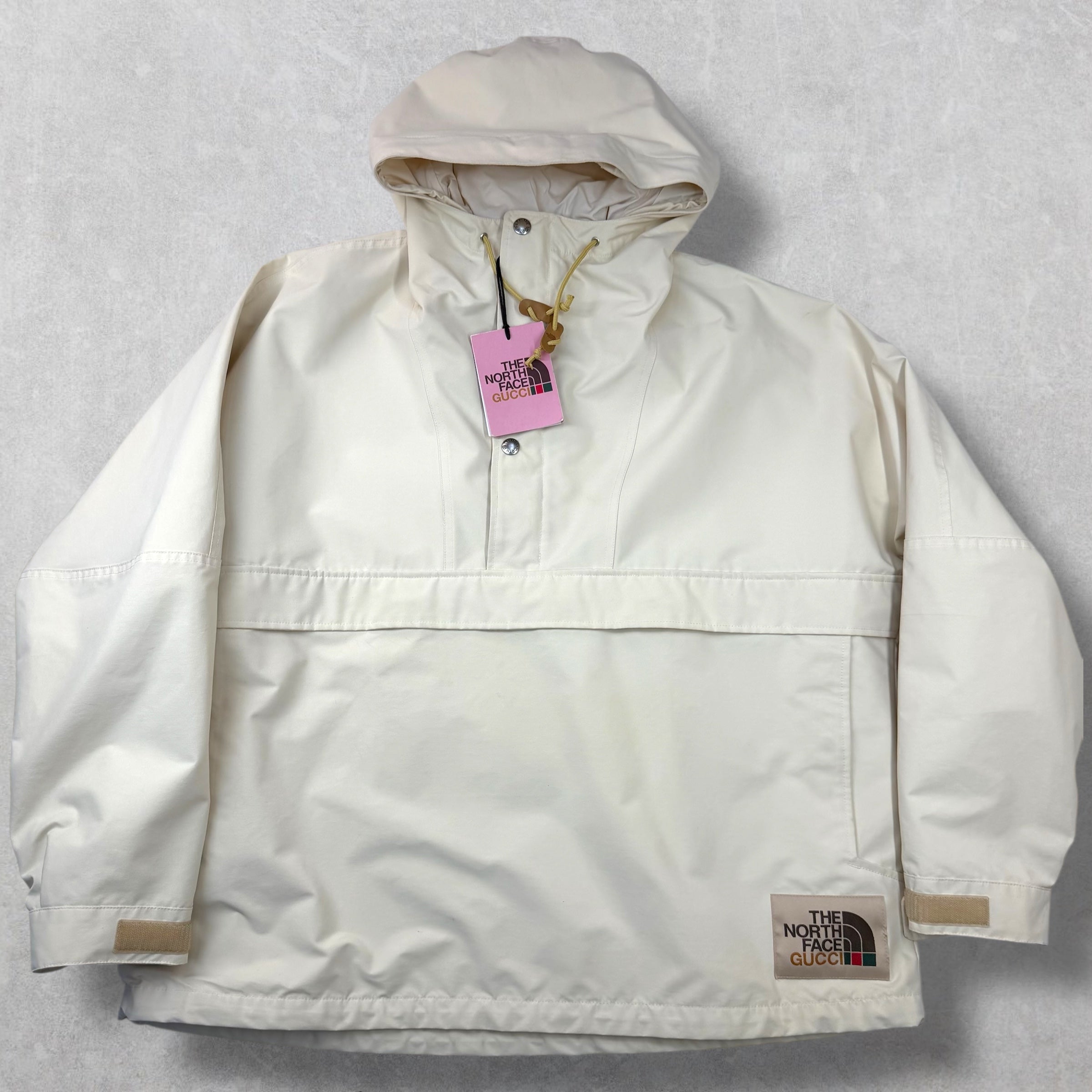Gucci x The North Face Nylon Anorak Beige M