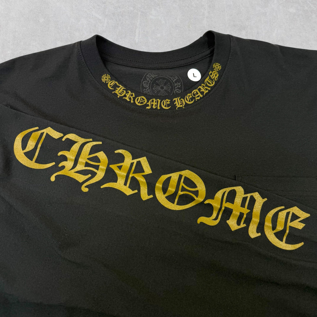 Chrome Hearts Olive Neck Logo L/S L