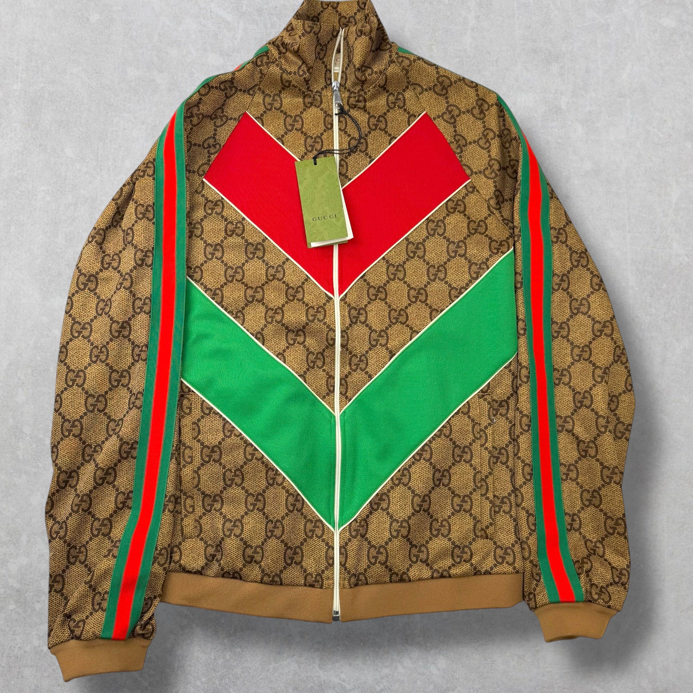 Gucci GG Supreme Track Jacket Size XL