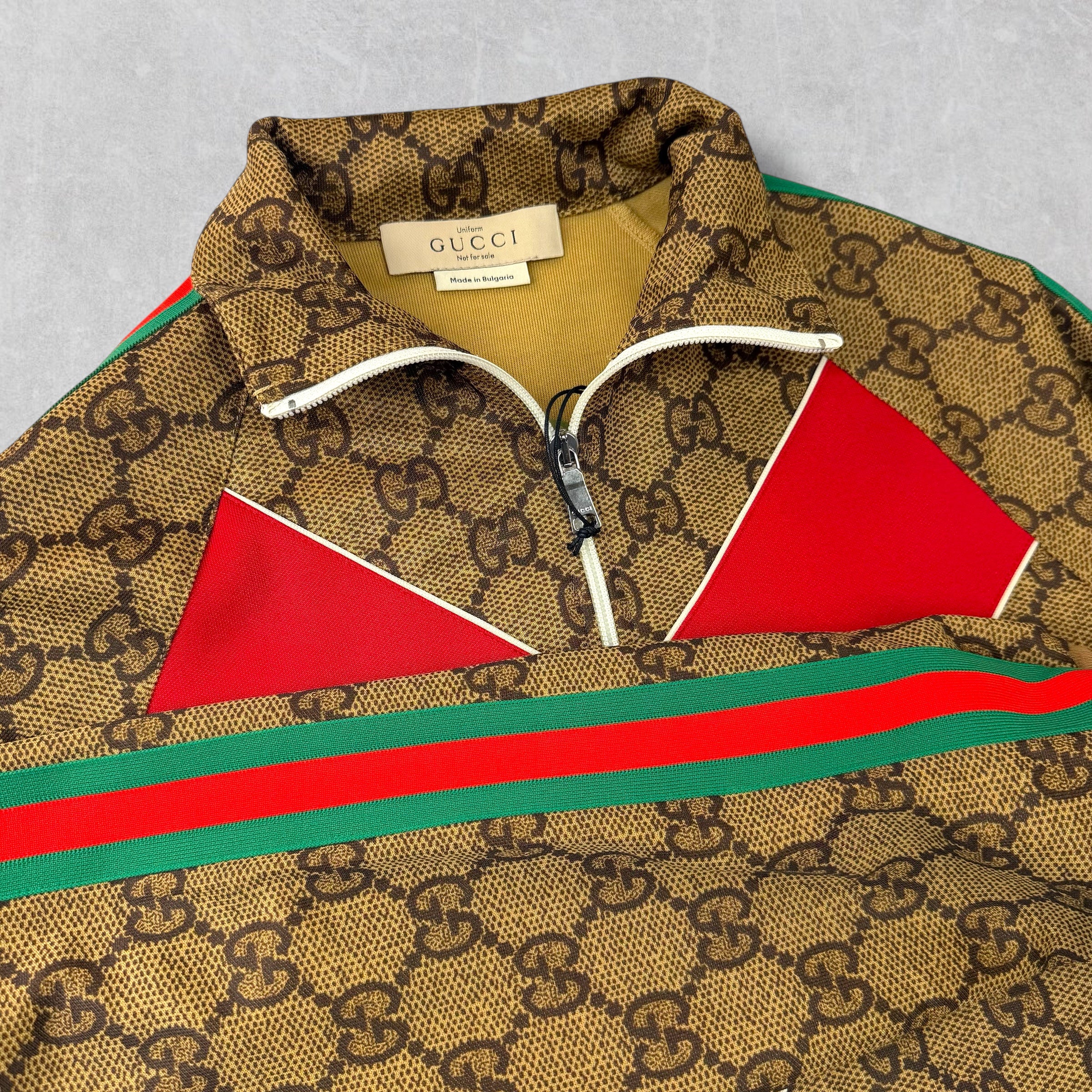 Gucci GG Supreme Track Jacket Size XL