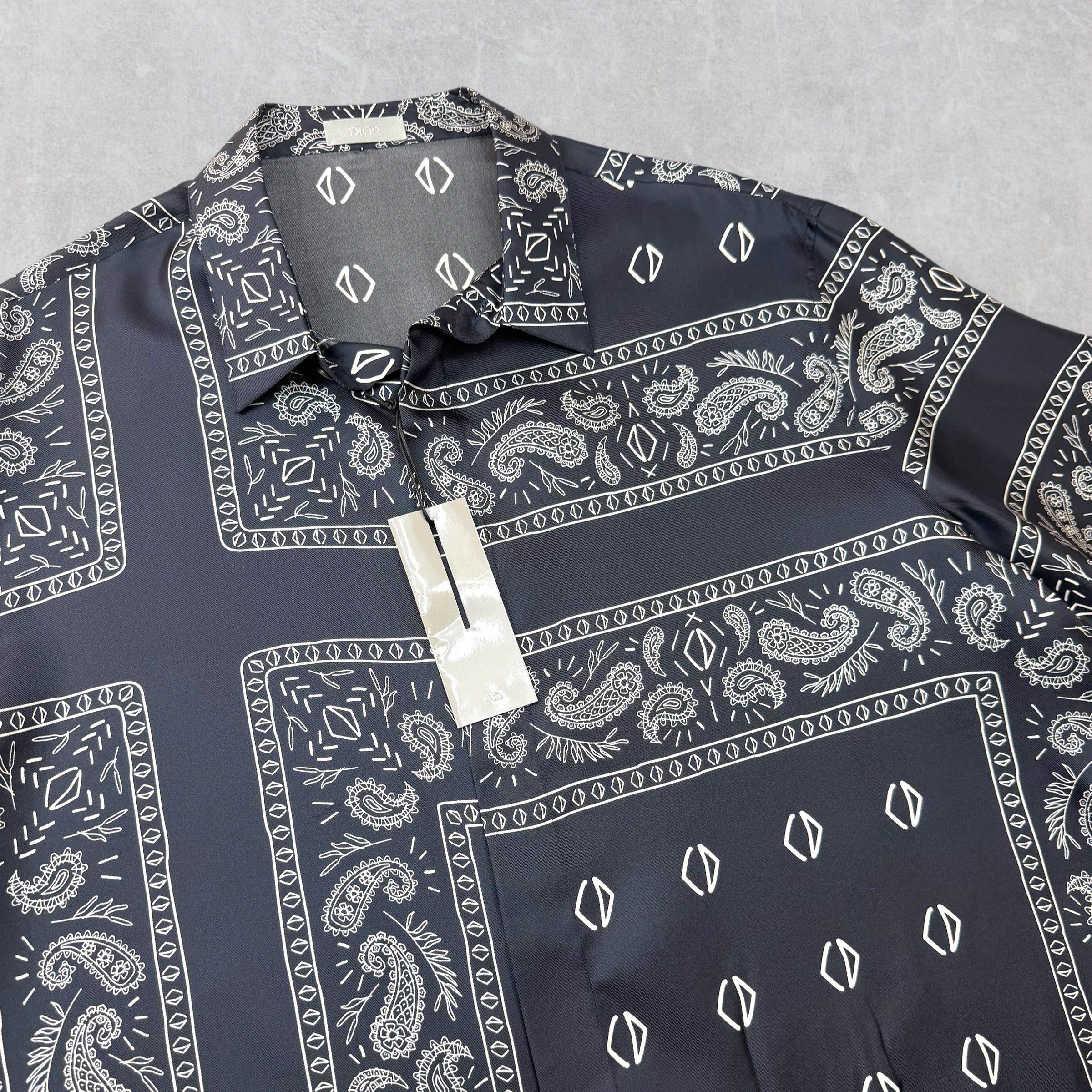 Dior Cactus Jack Silk Button Down Shirt 43 (XL)