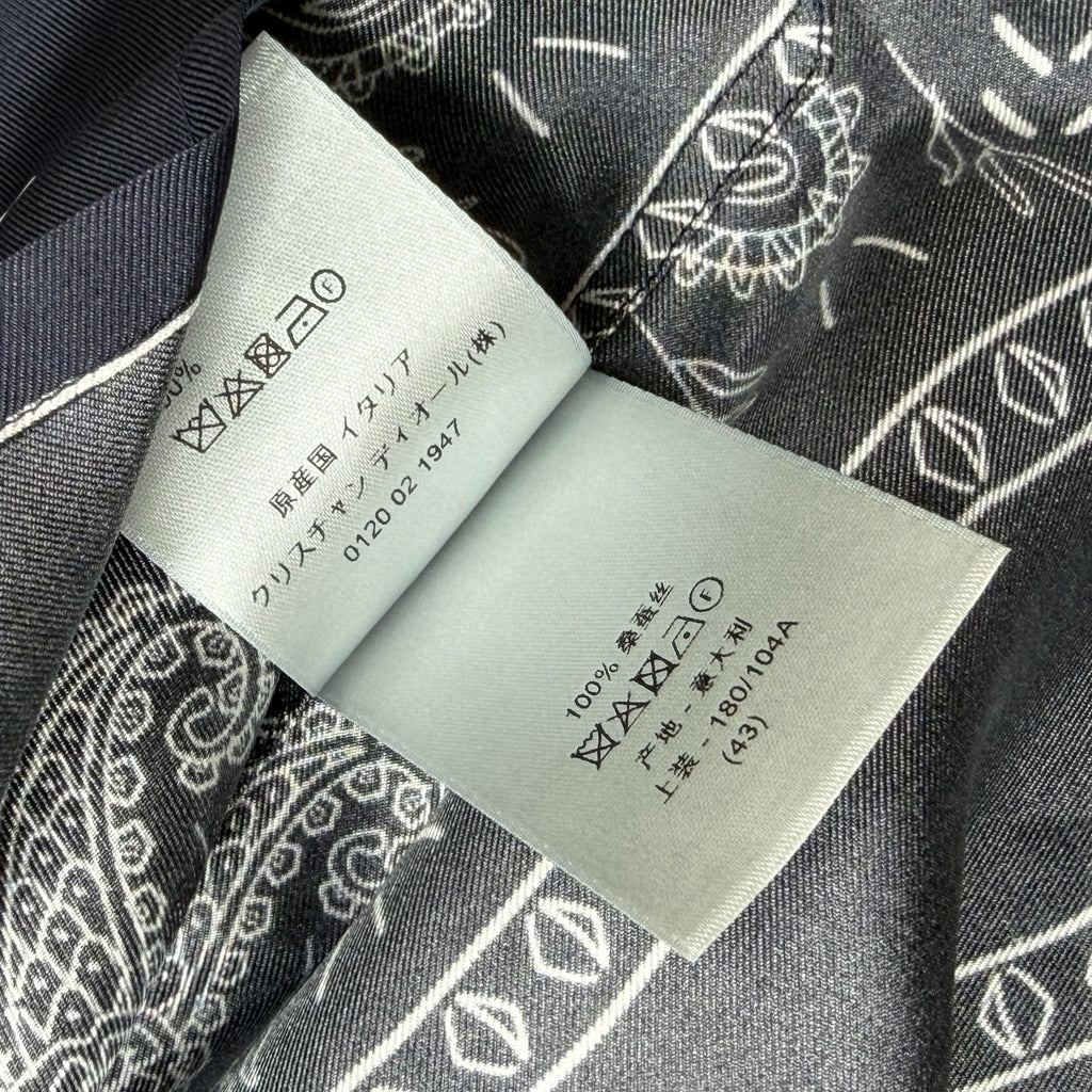 Dior Cactus Jack Silk Button Down Shirt 43 (XL)