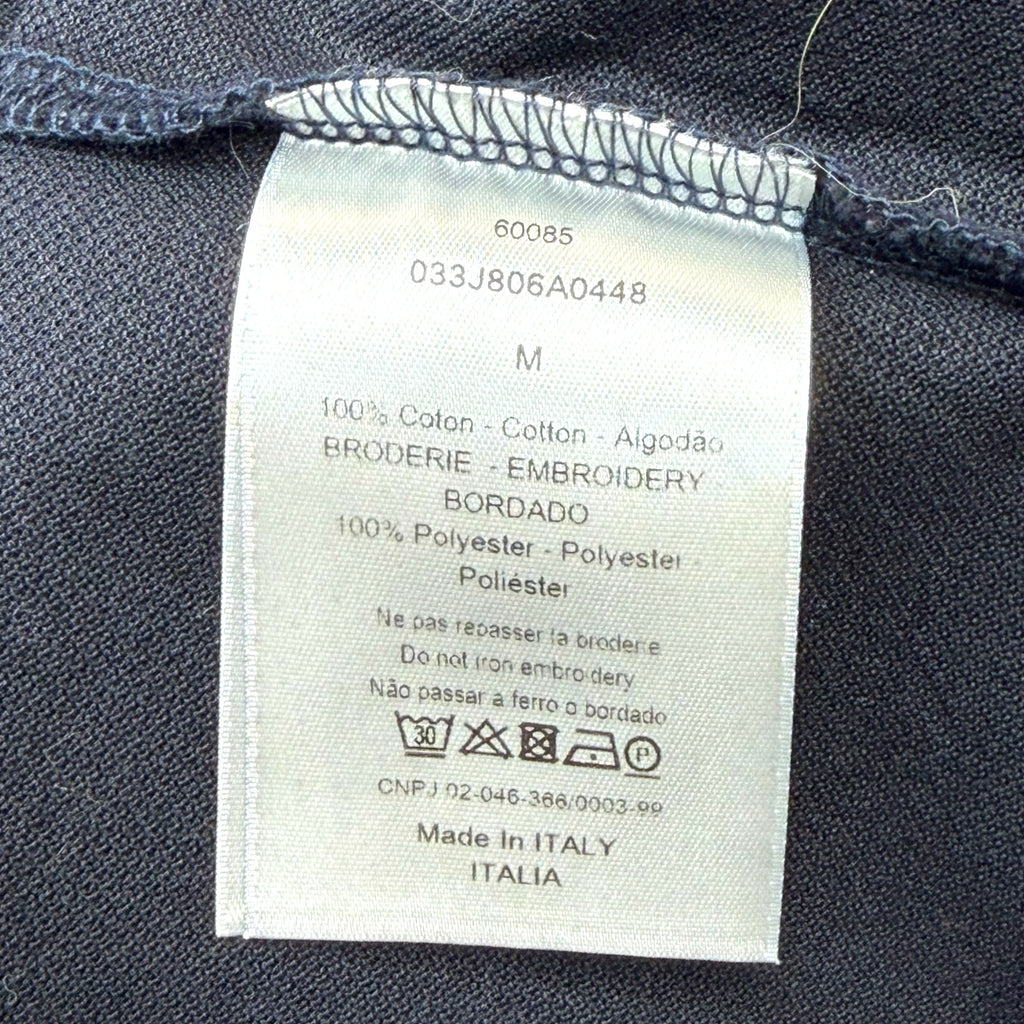 Dior x Jordan Wings Logo Polo Shirt M
