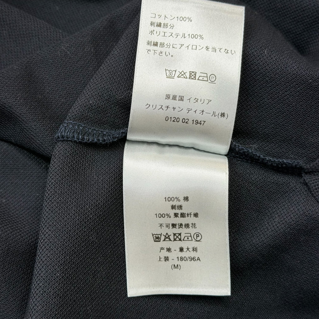 Dior x Jordan Wings Logo Polo Shirt M