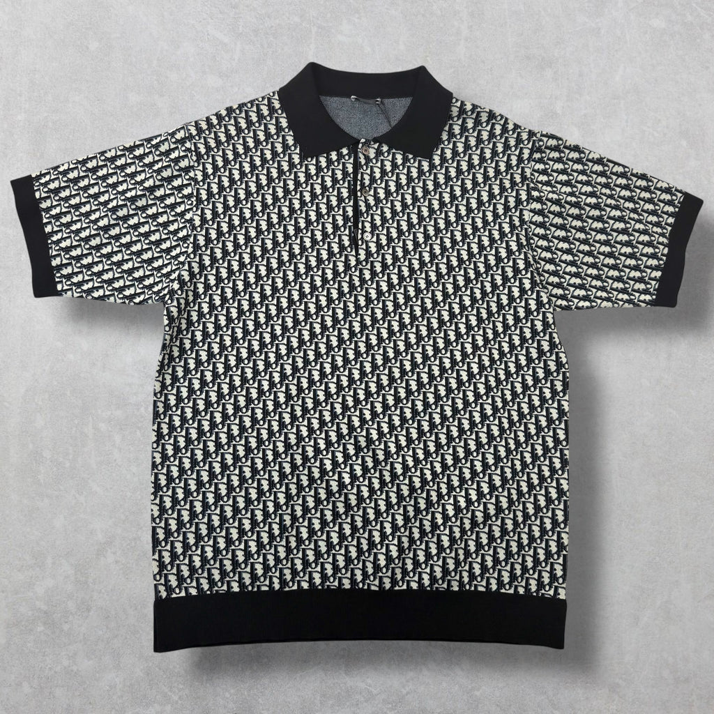 Dior Oblique Polo Shirt M
