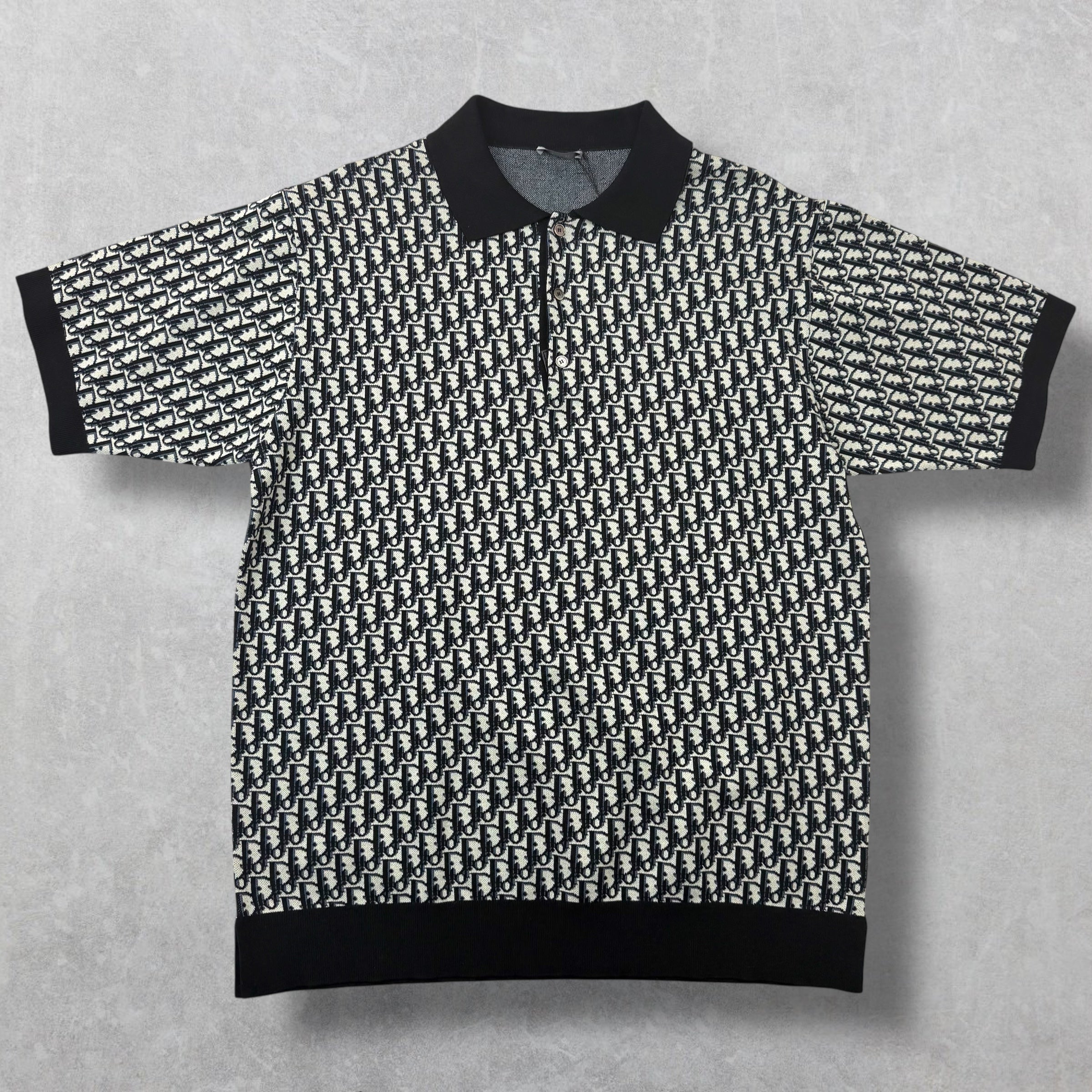 Dior Oblique Polo Shirt M
