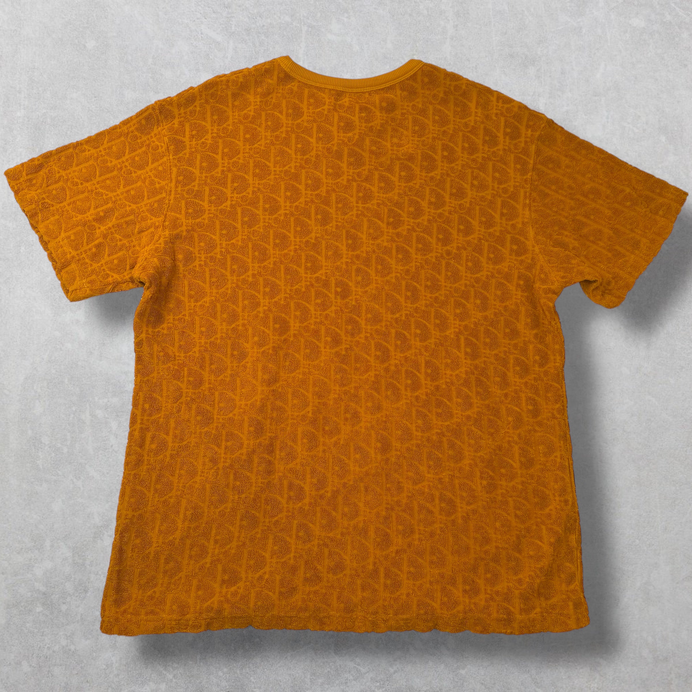 Dior Oblique Relaxed Fit T-Shirt Orange L