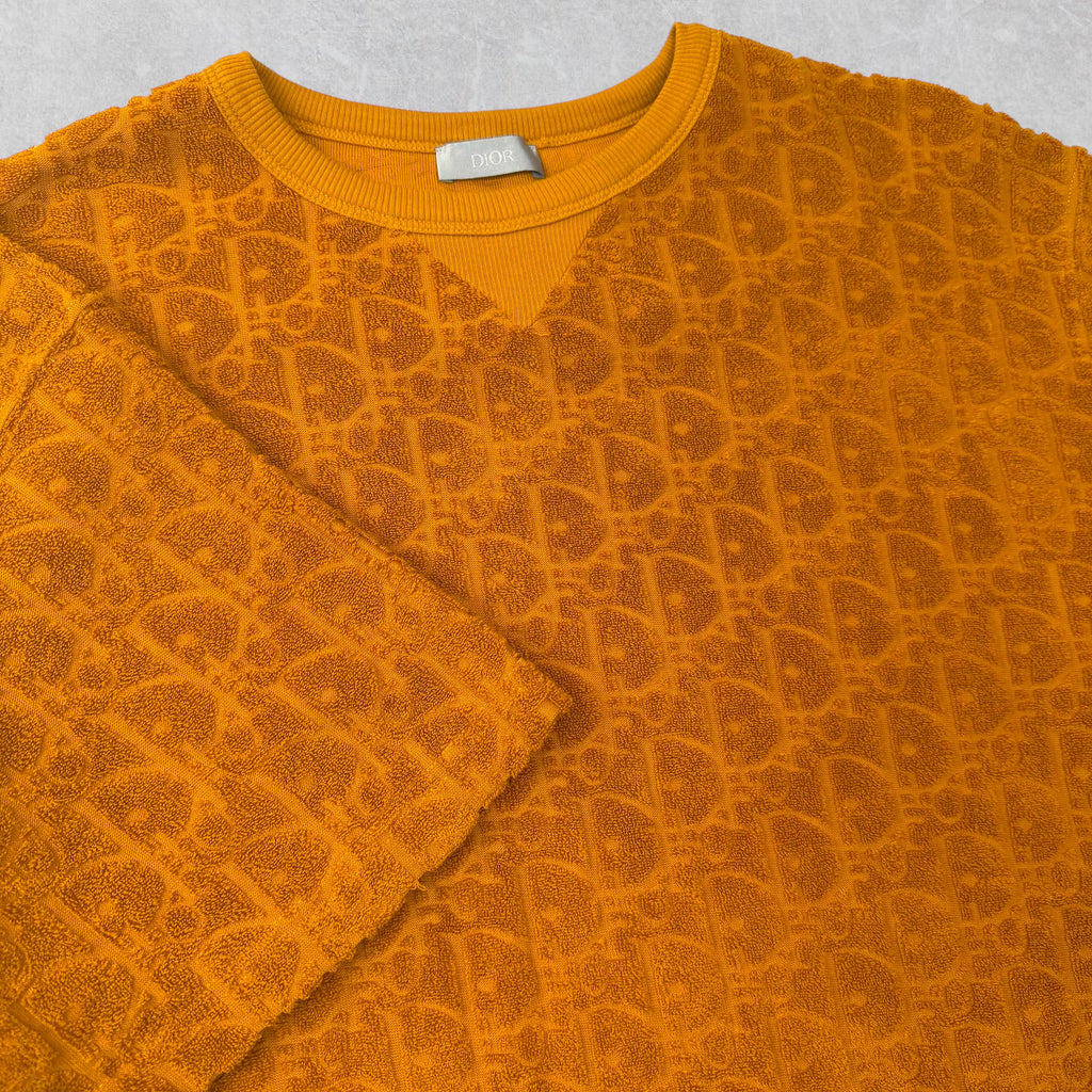 Dior Oblique Relaxed Fit T-Shirt Orange L