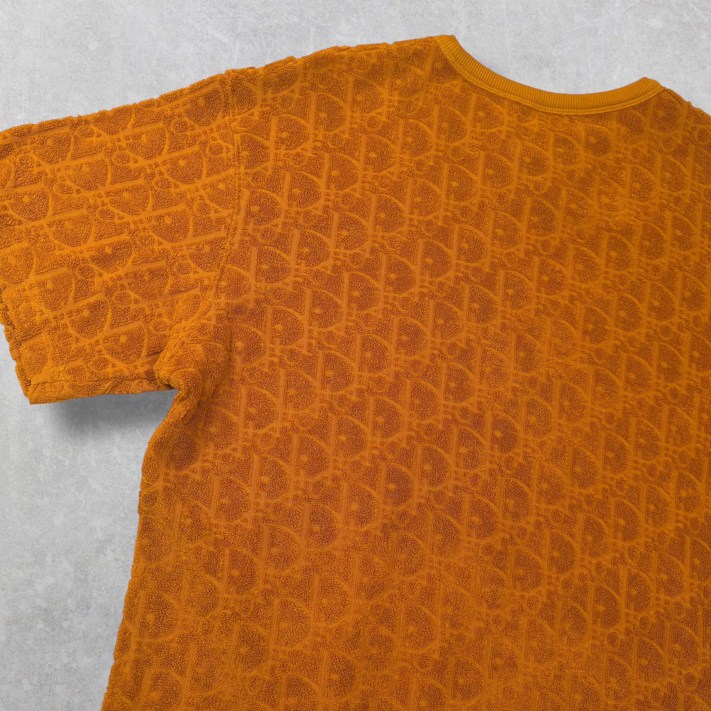 Dior Oblique Relaxed Fit T-Shirt Orange L
