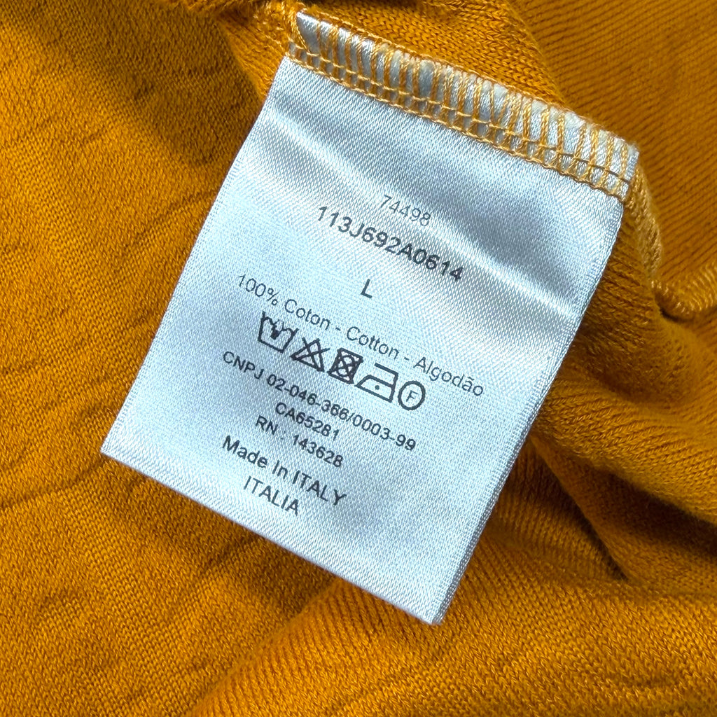 Dior Oblique Relaxed Fit T-Shirt Orange L