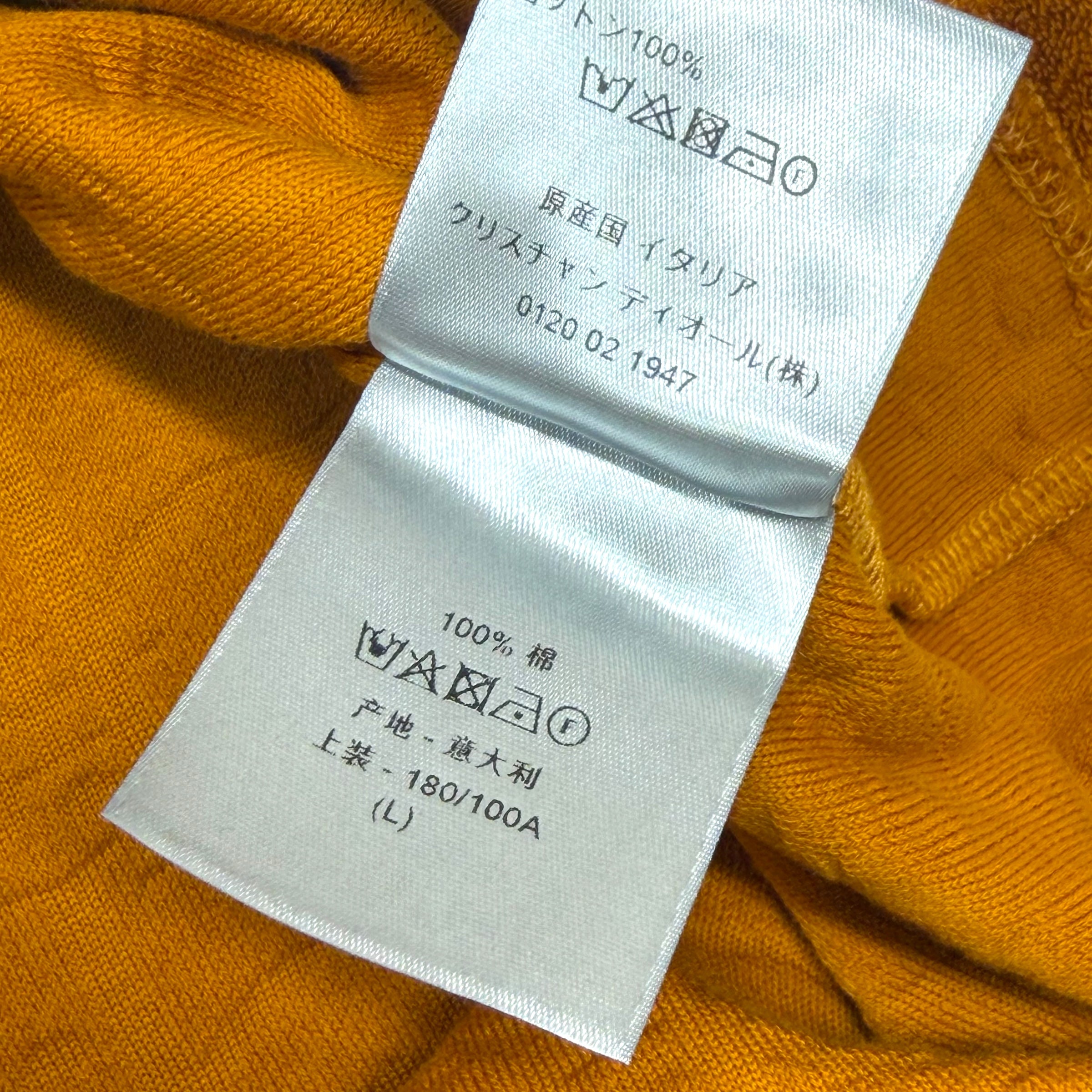Dior Oblique Relaxed Fit T-Shirt Orange L