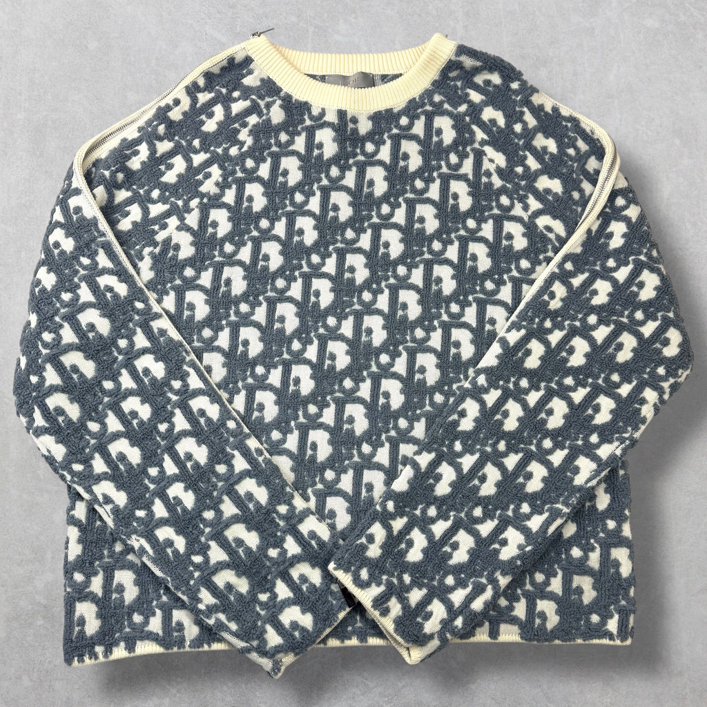 Dior Oblique Zipper Sweater XXXL