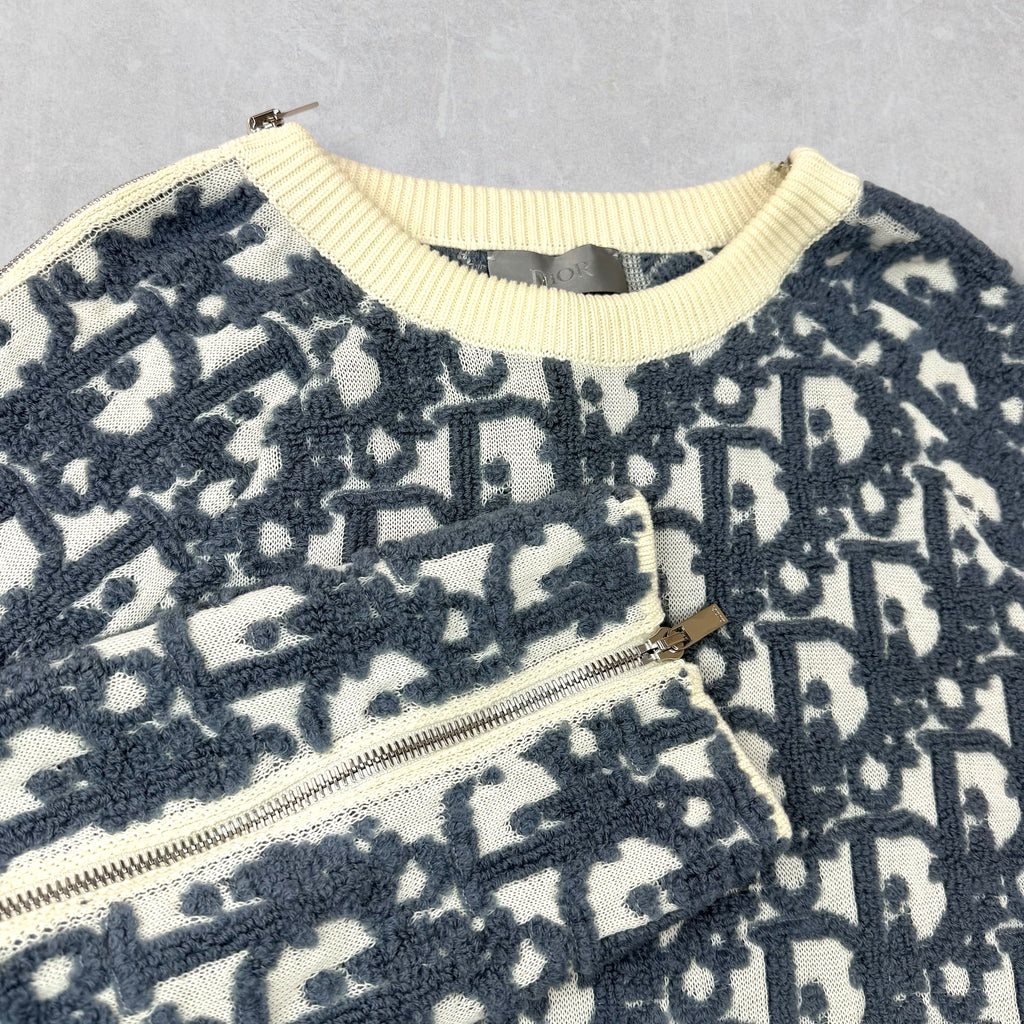 Dior Oblique Zipper Sweater XXXL