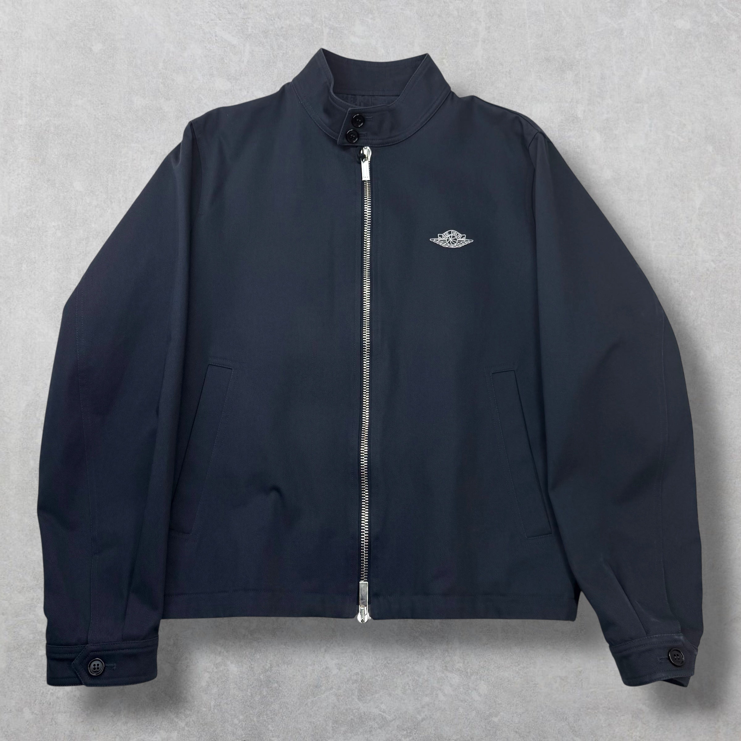 Dior x Jordan Wings Logo Bomber Navy 52 (L)