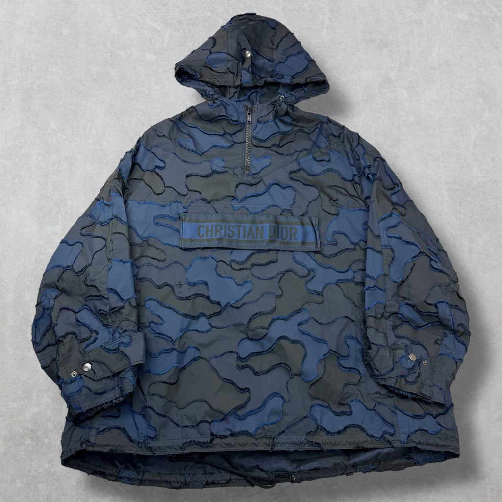Dior Marine Camouflage Anorak Navy M