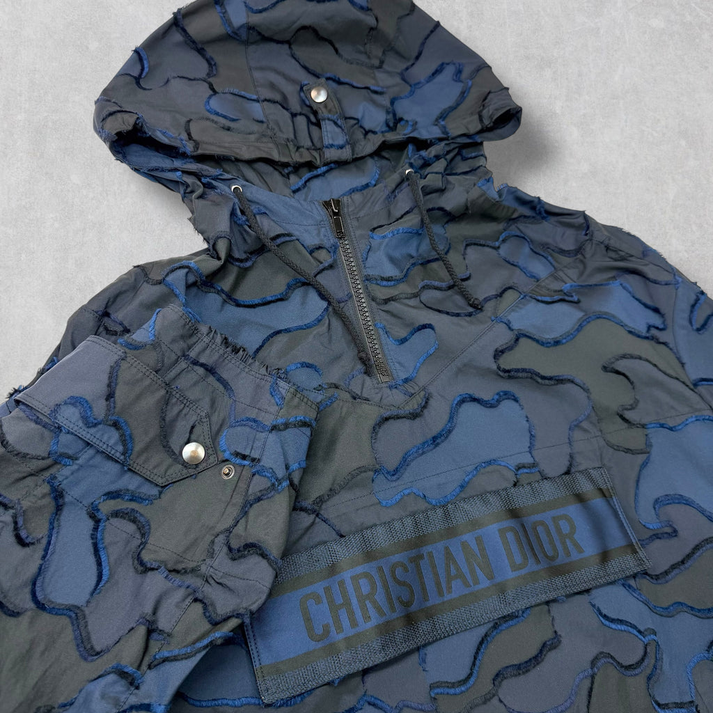 Dior Marine Camouflage Anorak Navy M