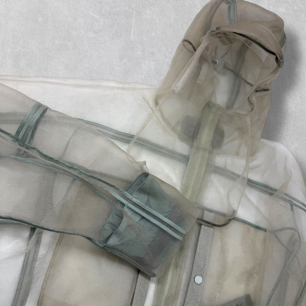 Dior Technical Mesh and Tulle Hooded Jacket 48 (M)