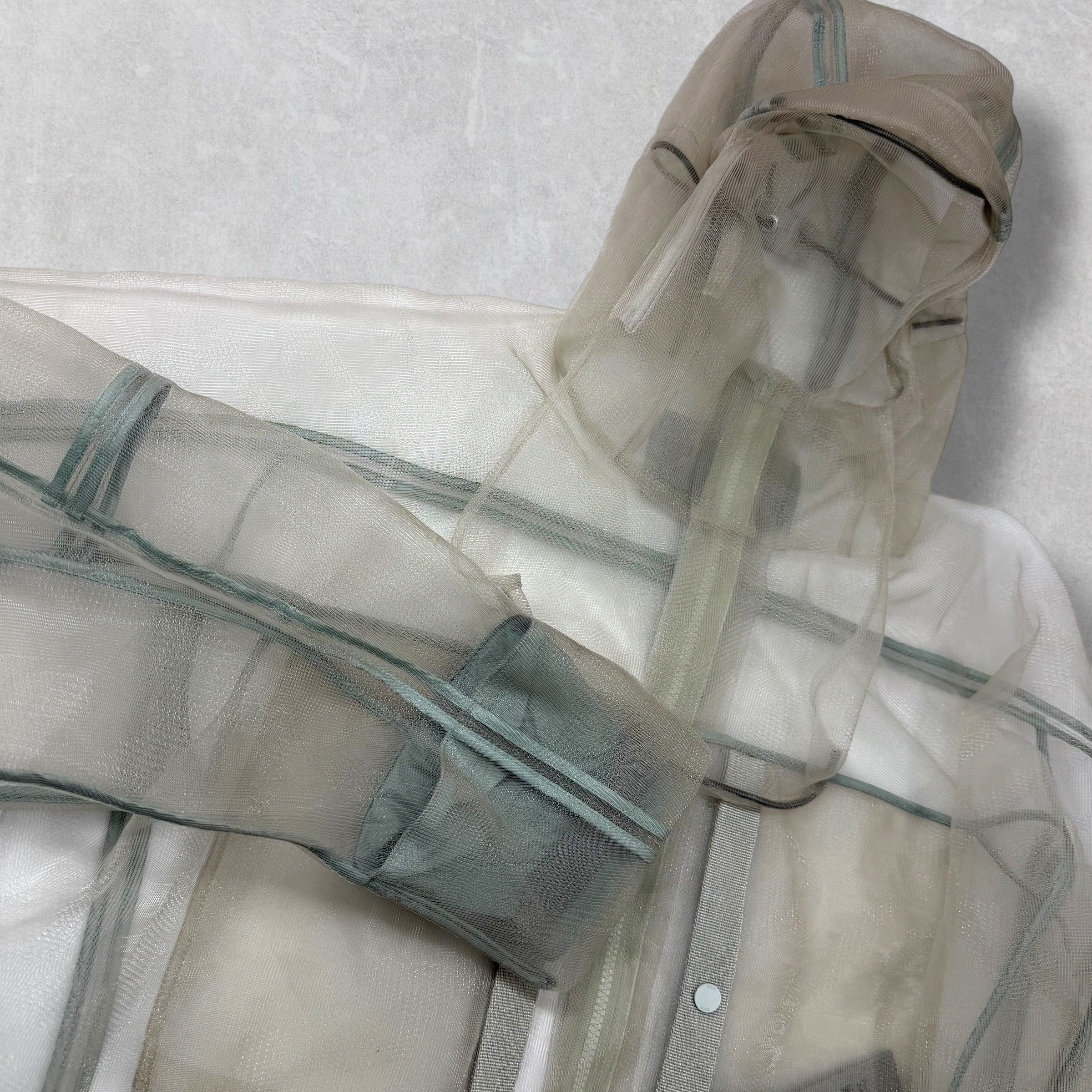 Dior Technical Mesh and Tulle Hooded Jacket 48 (M)