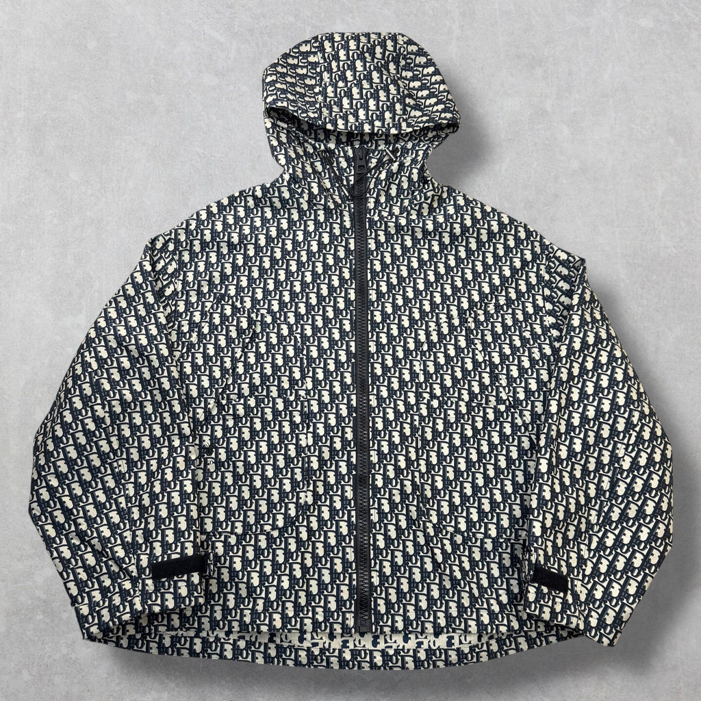 Dior Technical Jacquard Taffeta Hooded Jacket S