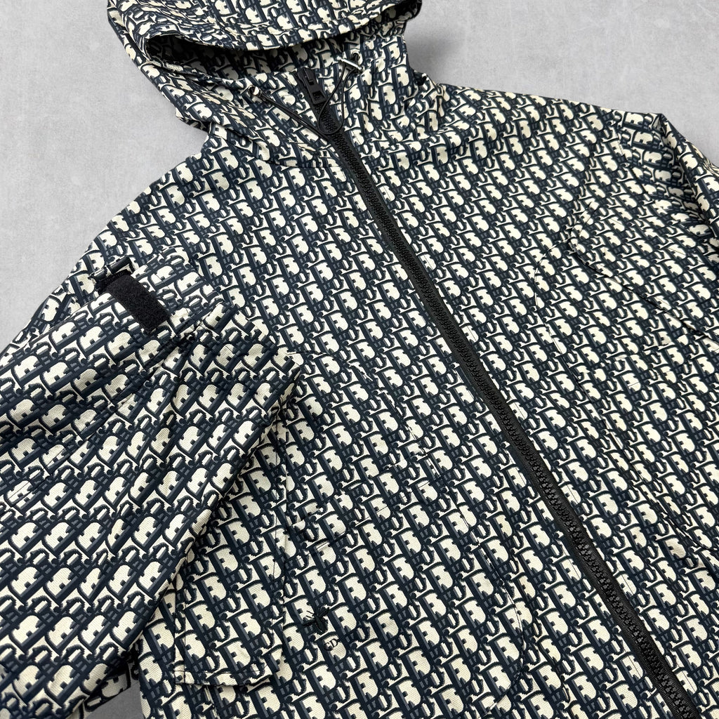 Dior Technical Jacquard Taffeta Hooded Jacket S