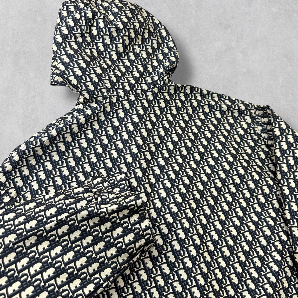 Dior Technical Jacquard Taffeta Hooded Jacket S