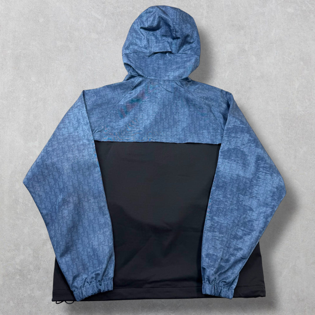 Dior Oblique Hooded Anorak Blue/Black M
