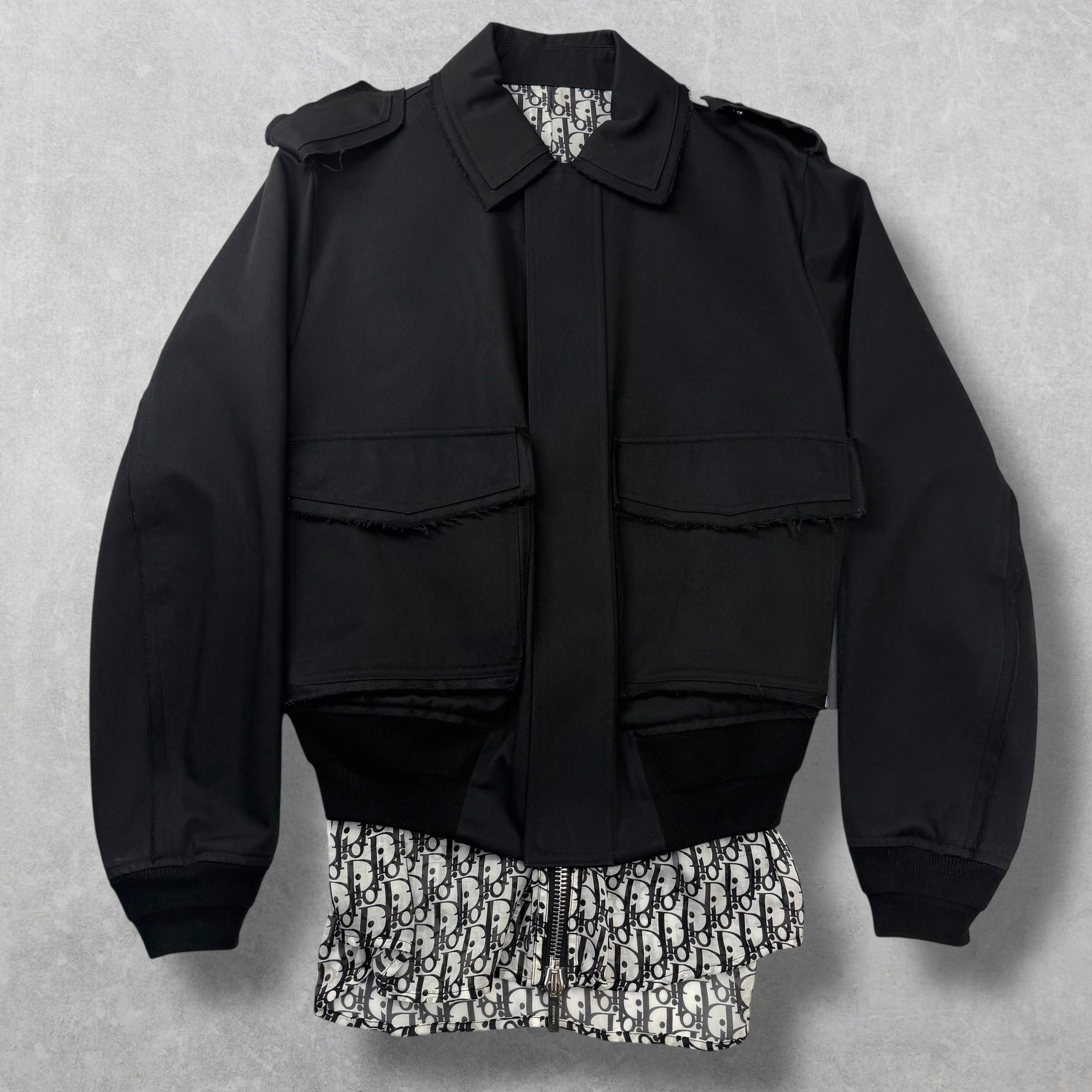 Dior Oblique Hybrid Layered Bomber Size 48 (M)