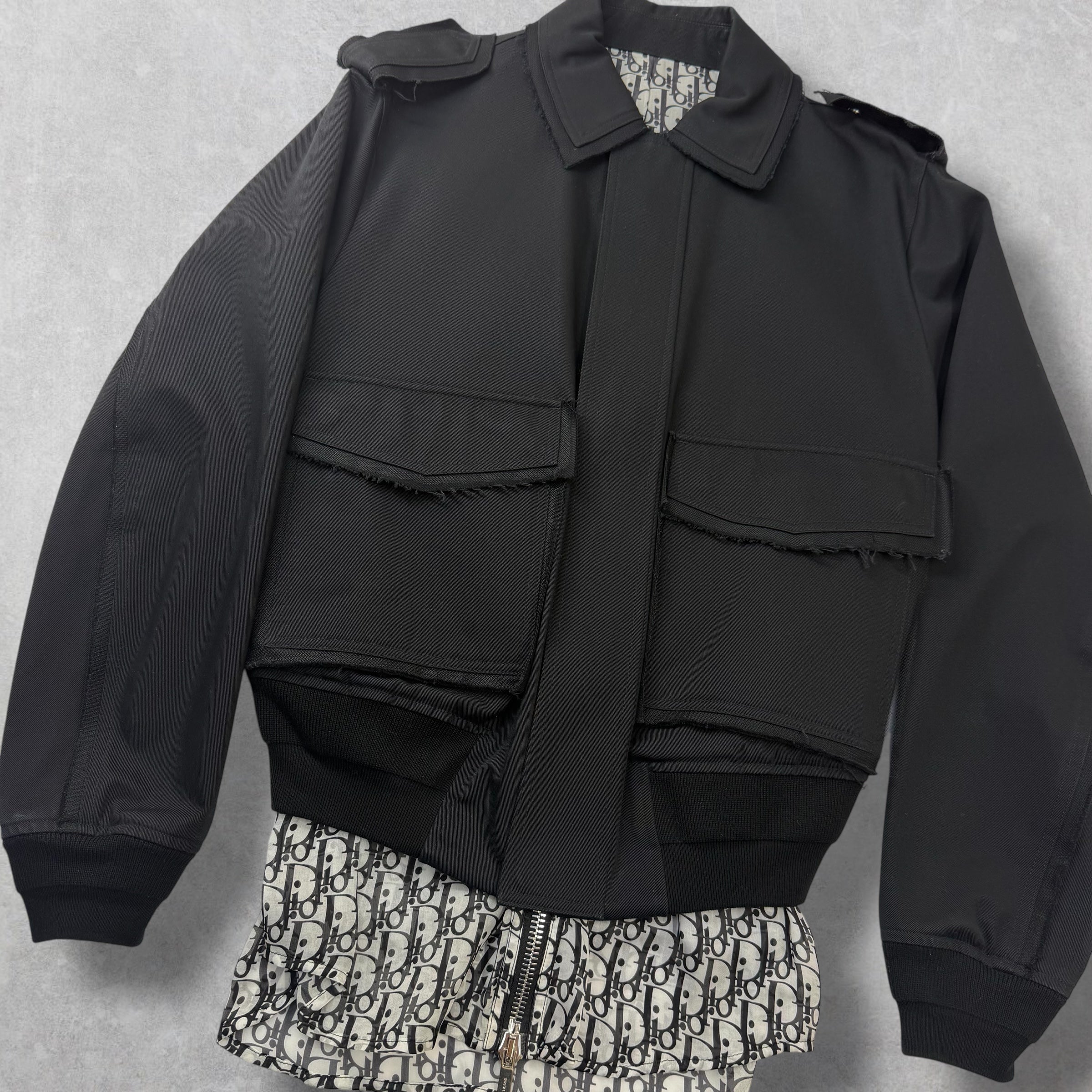 Dior Oblique Hybrid Layered Bomber Size 48 (M)